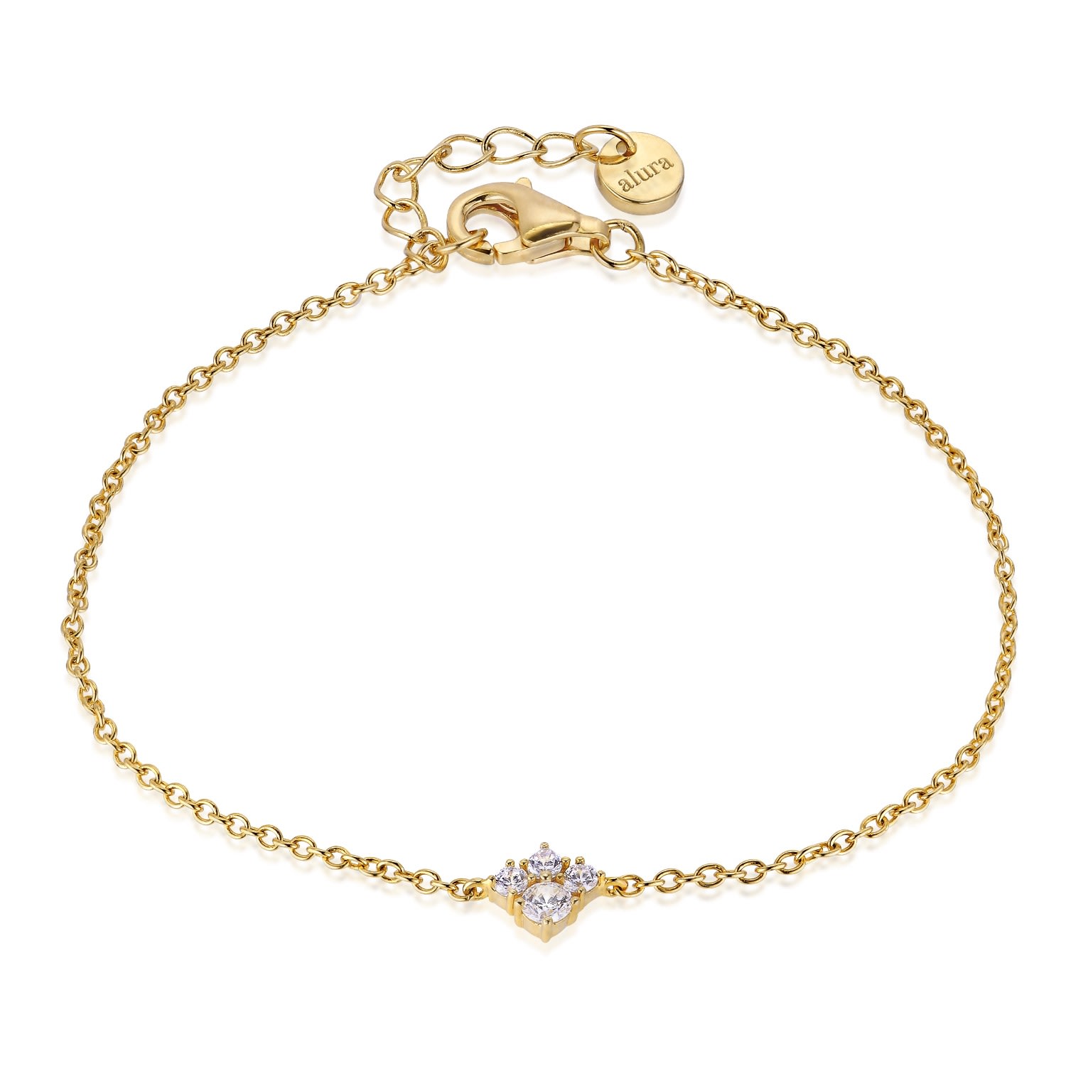 Women’s Gold Gaia - Flower Dahlia Bracelet | Alura Copenhagen Jewellery