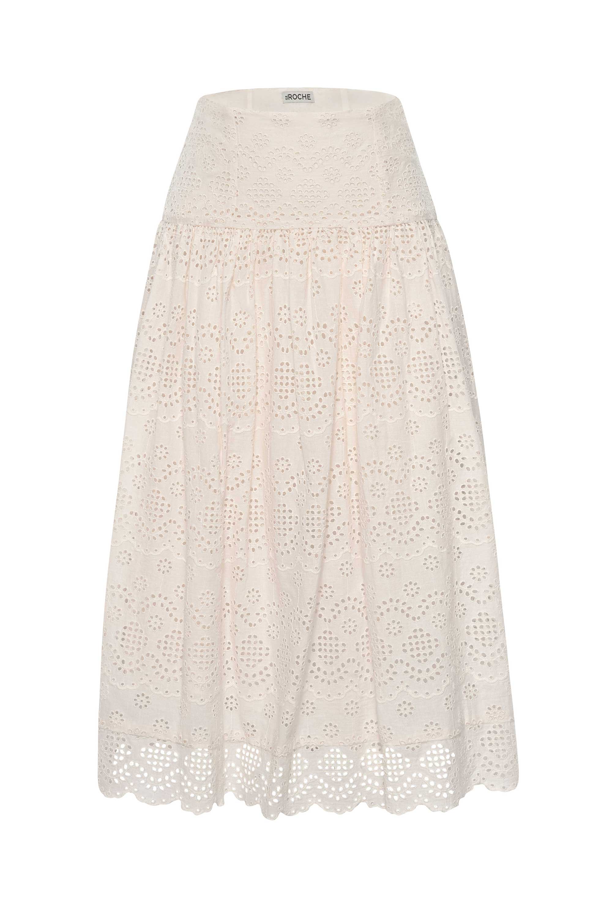 Women’s White Winona Skirt - Vanilla Large St. Roche