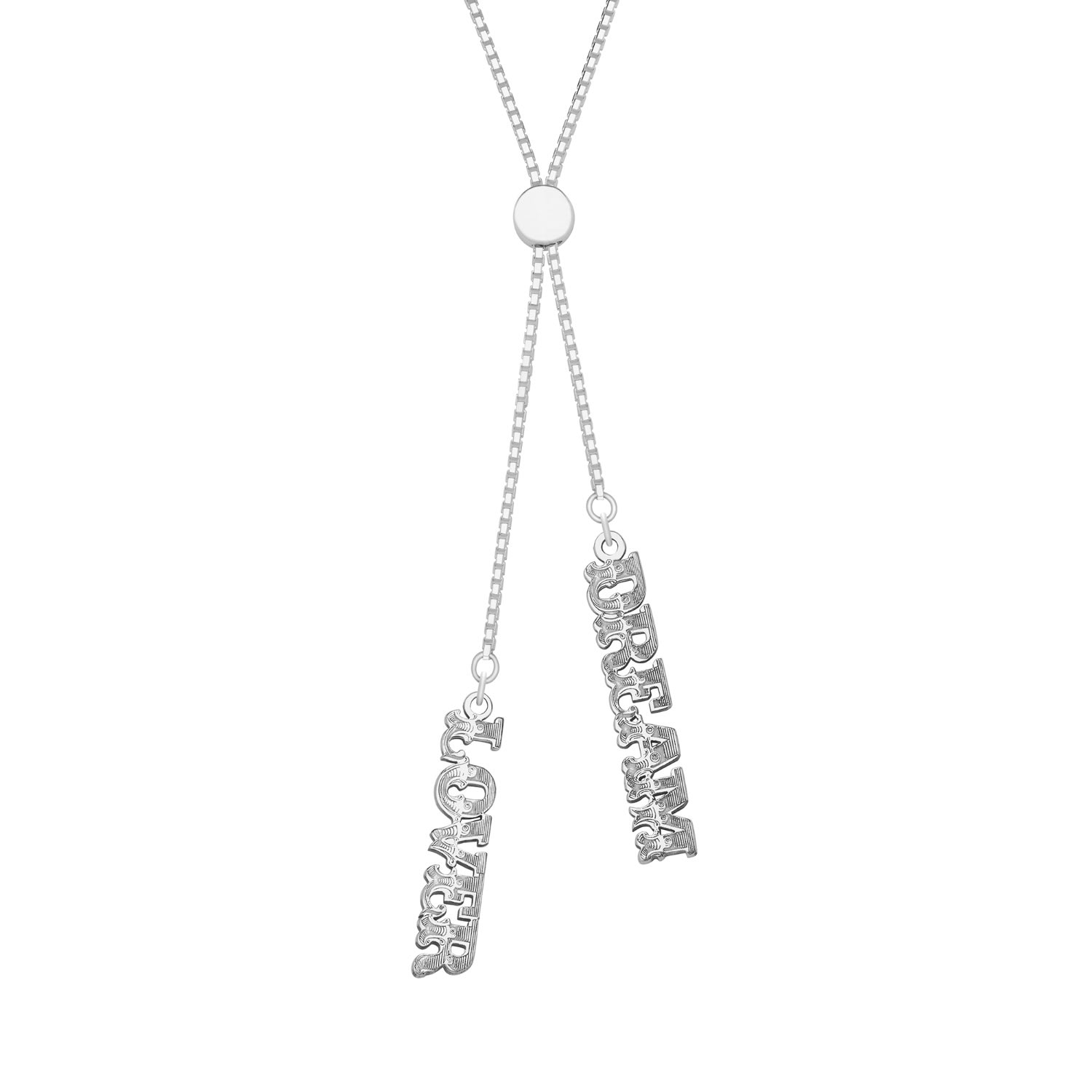 Cartergore Women's Dream Lover Sterling Silver Sluder Necklace