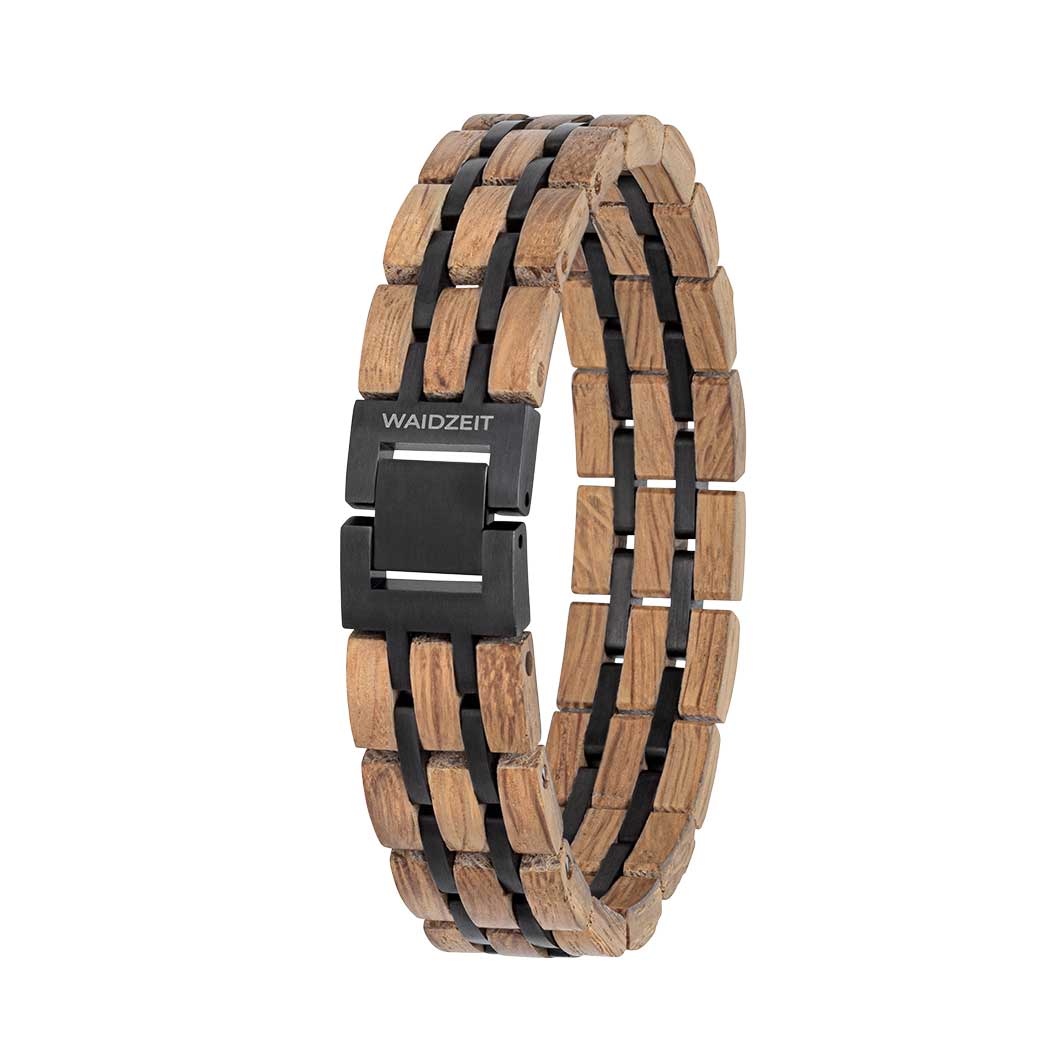 Men’s Black / Brown Element Bracelet Whisky Waidzeit