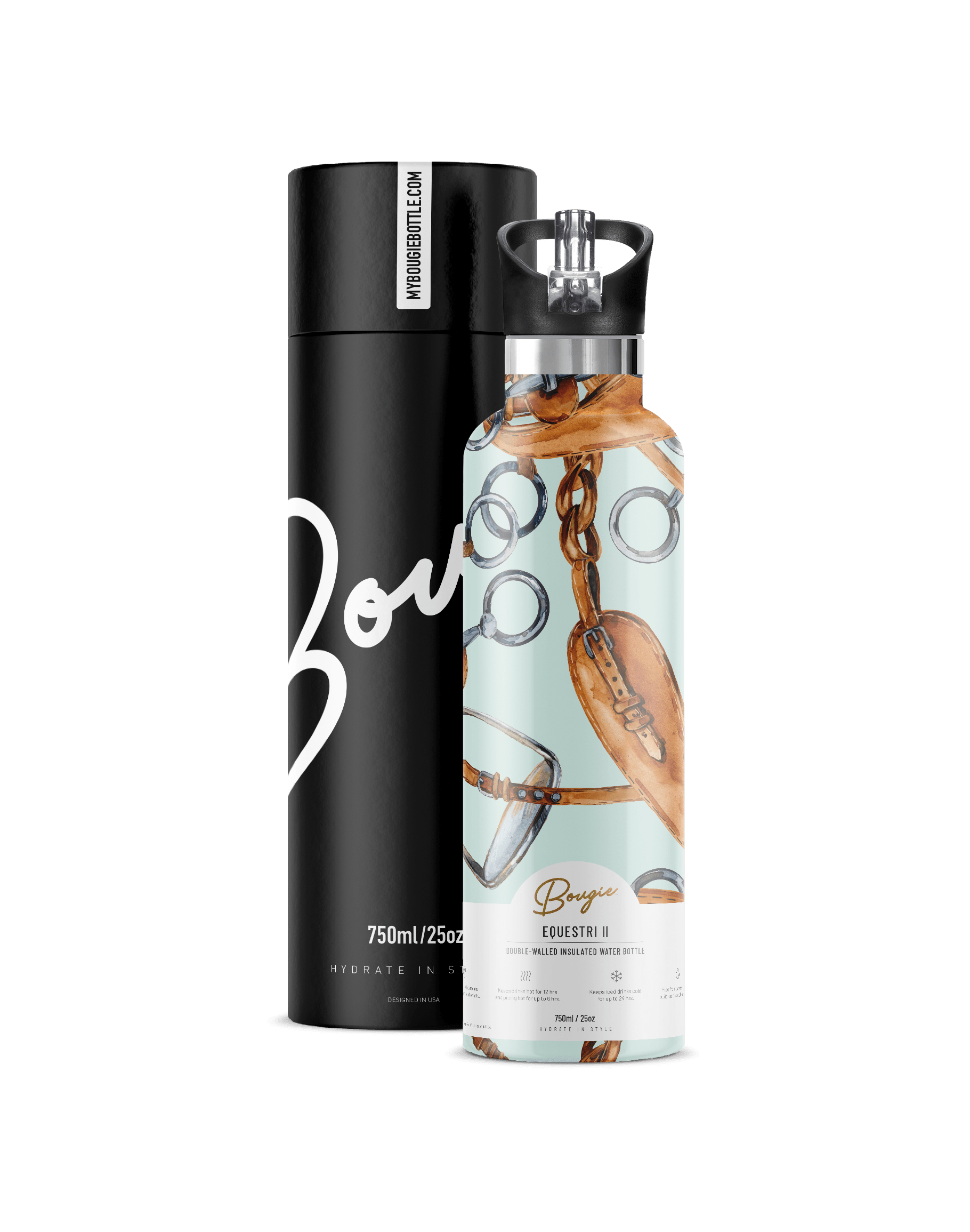 My Bougie Bottle Women's Blue / Brown / Grey Equestri Ii In Blue/brown/grey