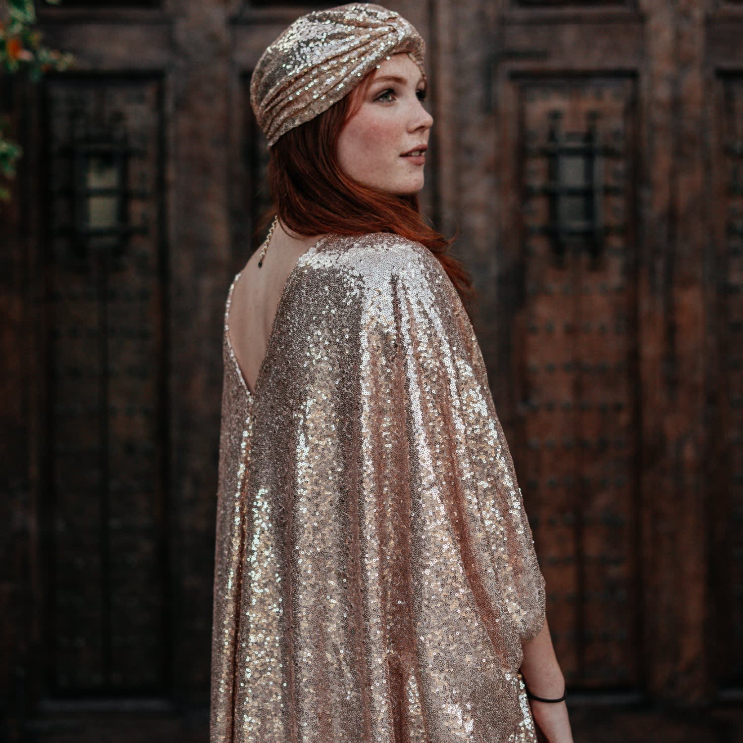 sparkly caftan