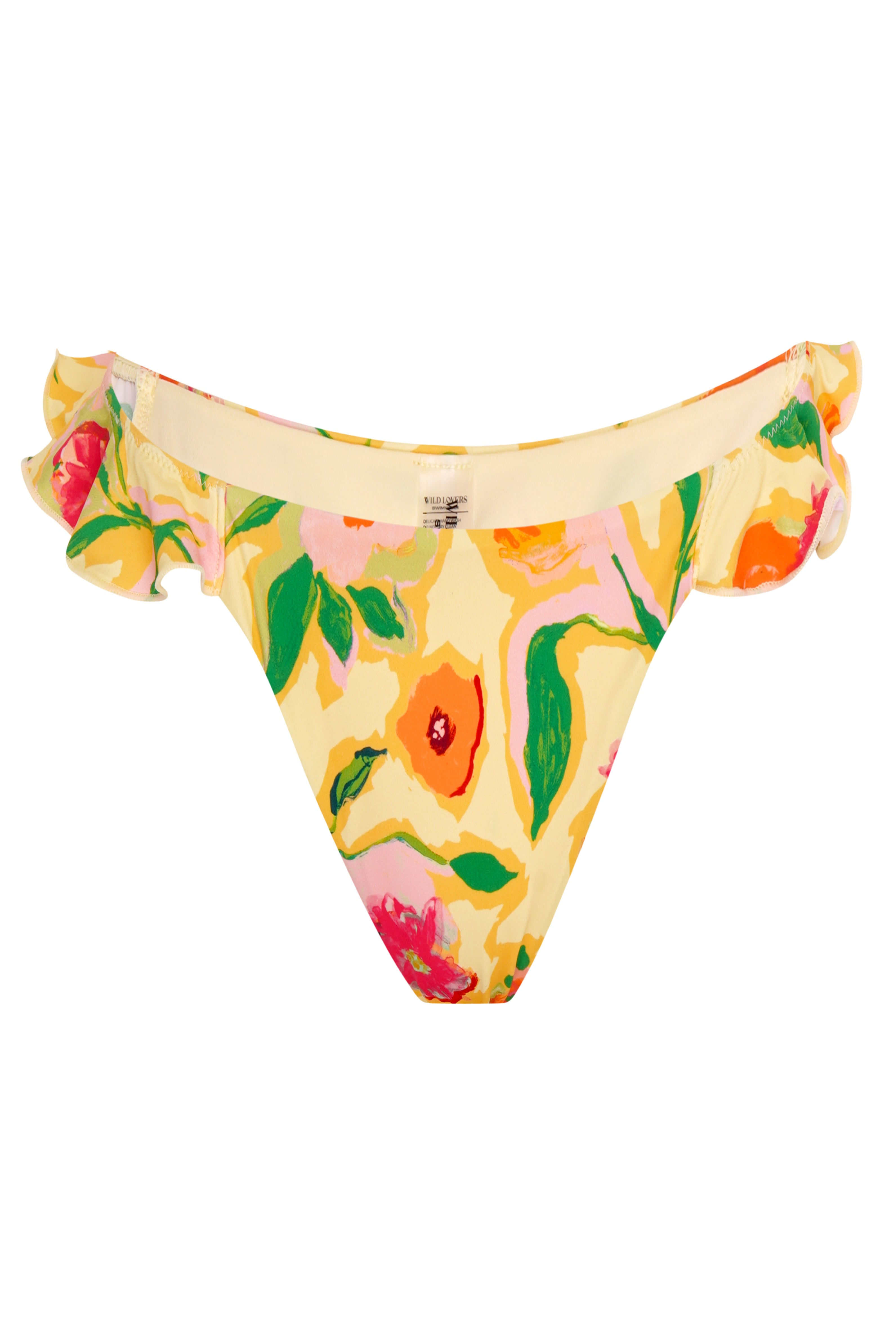 Wild Lovers London Women's Yellow / Orange Studio 54 Bikini Bottoms In Yellow/orange