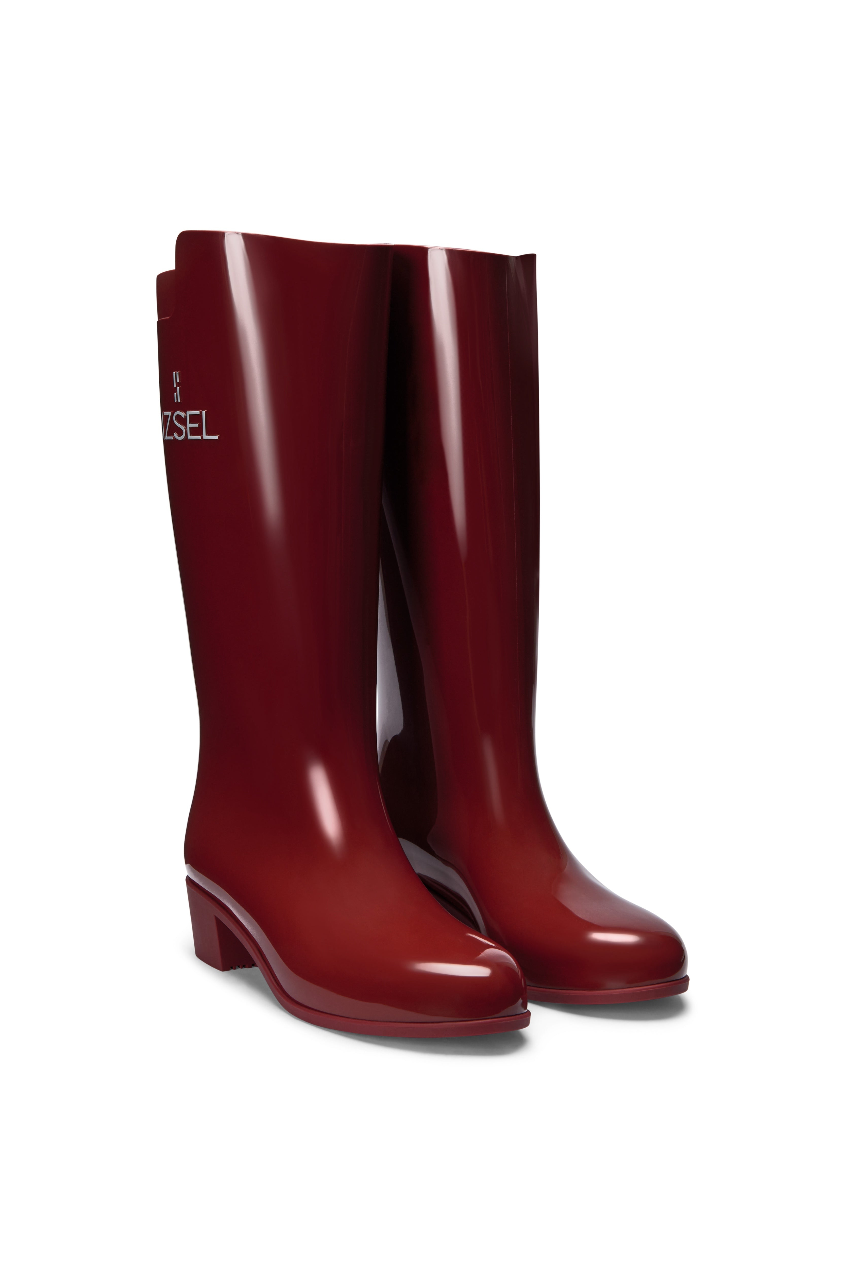 Women's Red Classic Rain Boot - Rosso India | 5 Uk | Izsel
