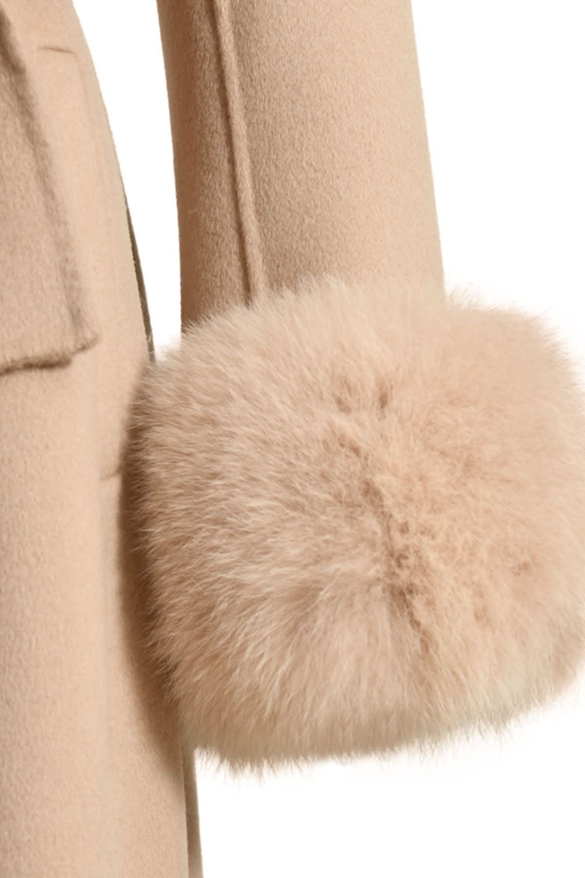 Westminster Cashmere Peplum Coat Beige by Hortons England