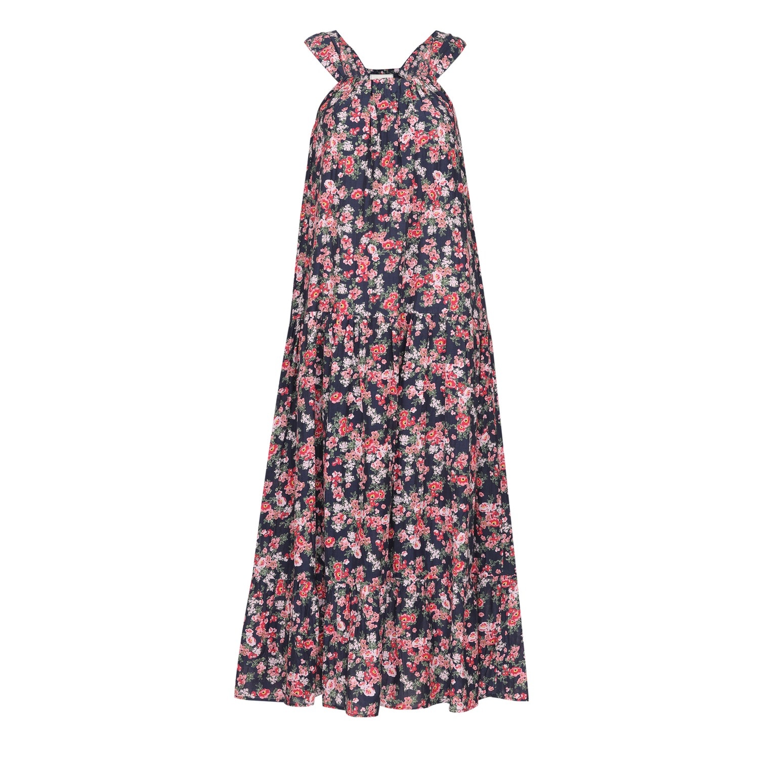 Women's Black Midnight Love Tiered Dress | Small | Em & Shi