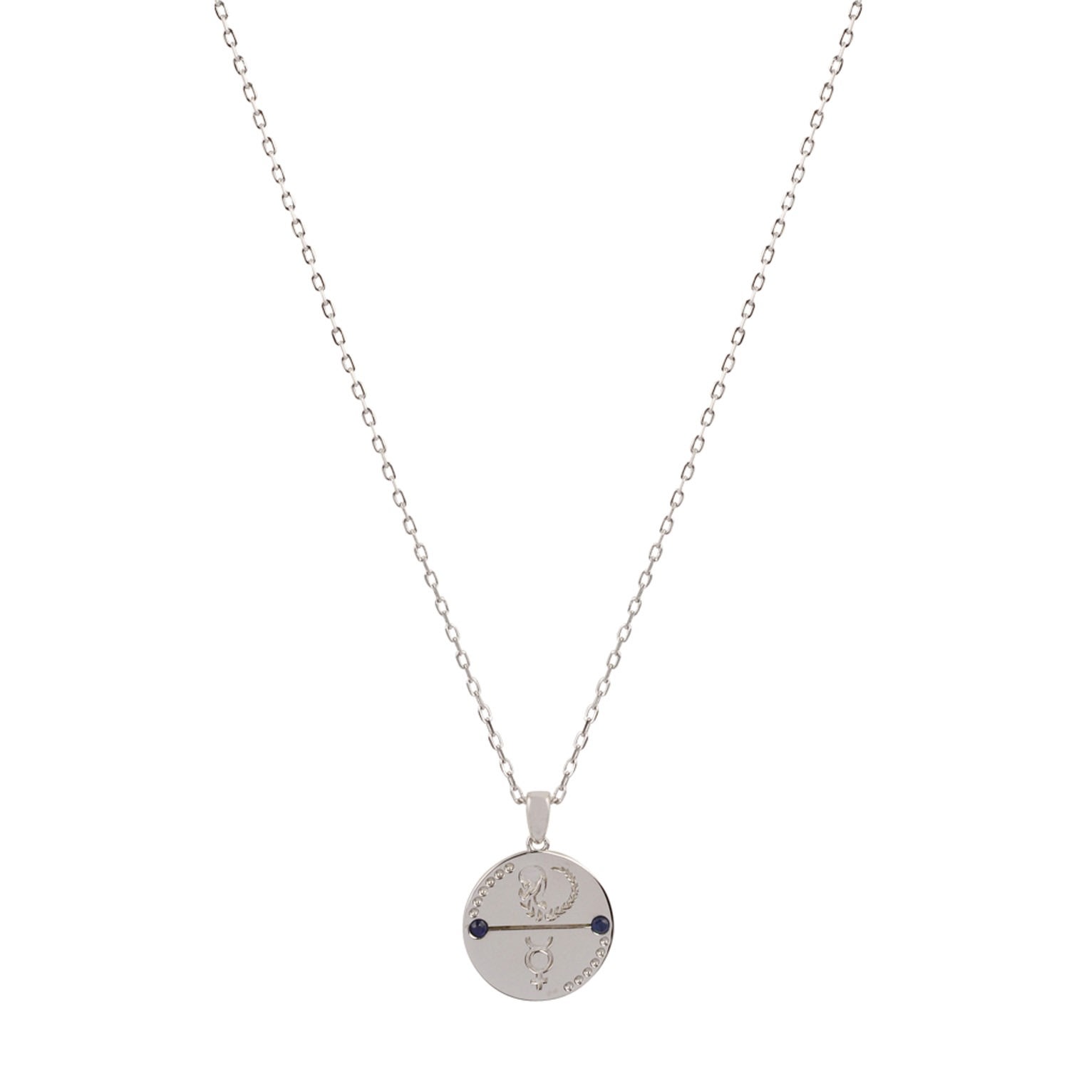 Women’s Virgo Zodiac Necklace - Silver Cvlcha