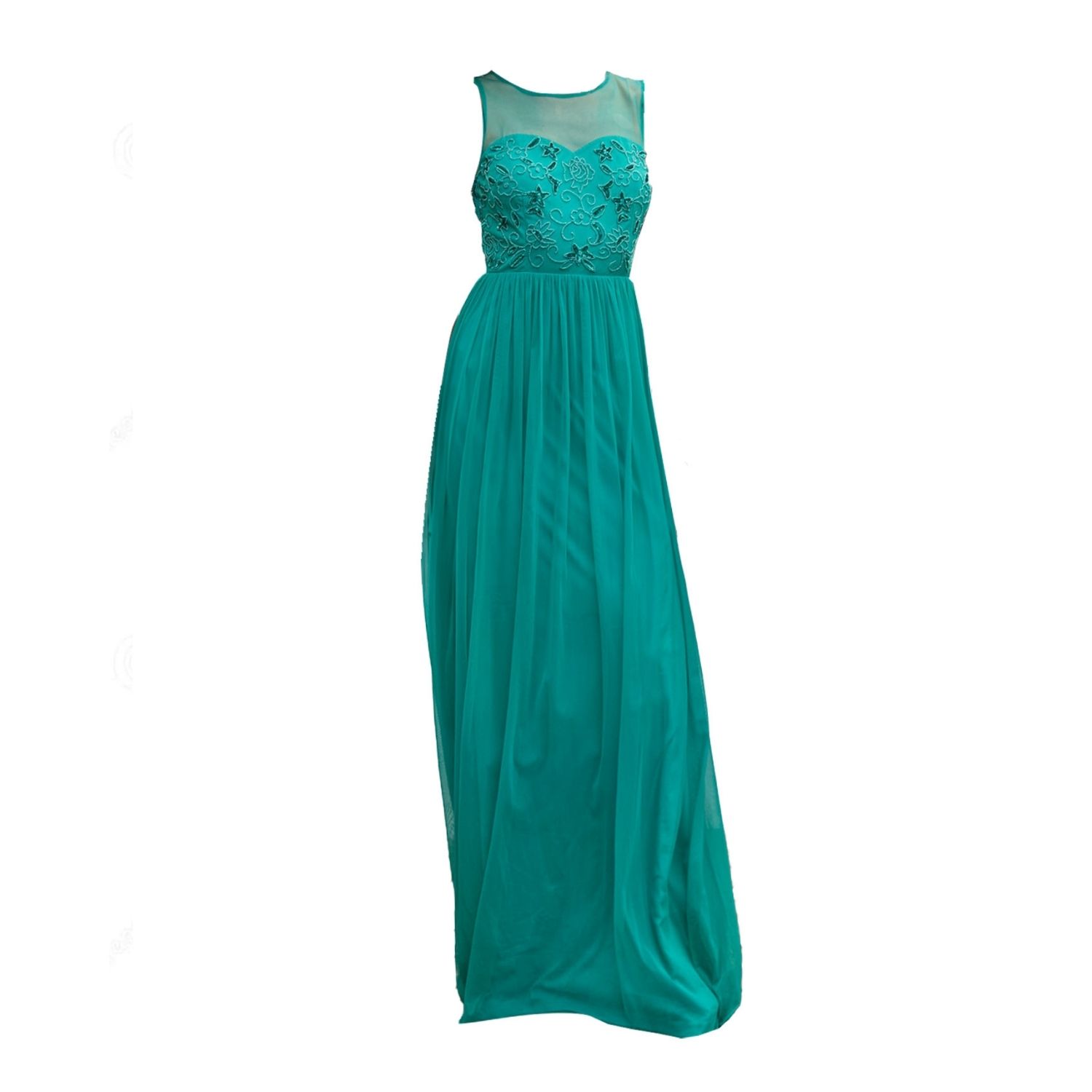 Ceylan Bcn Women's Green Saura Maxi Dress Teal In Green