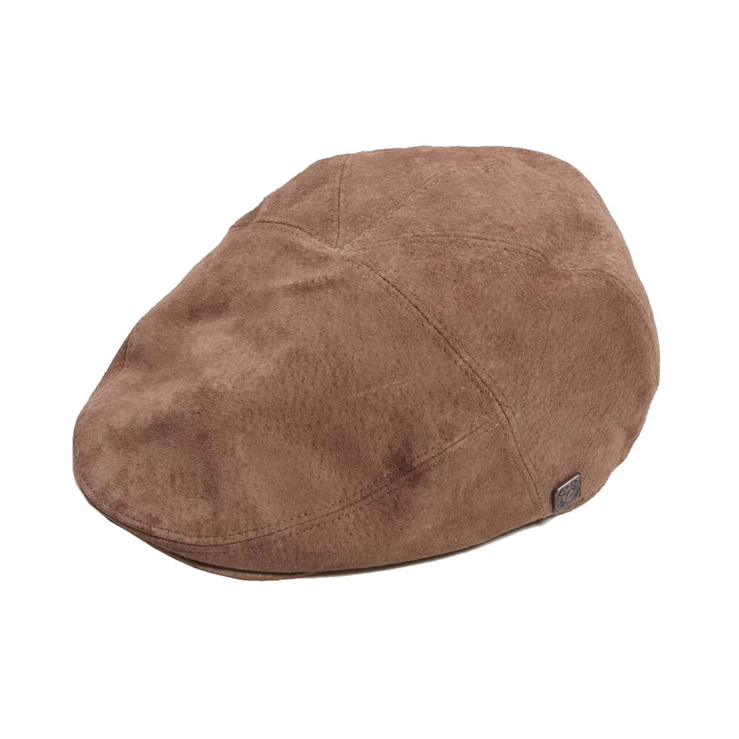 Dasmarca Hats Neutrals Alex Truffle Leather Cap For Men