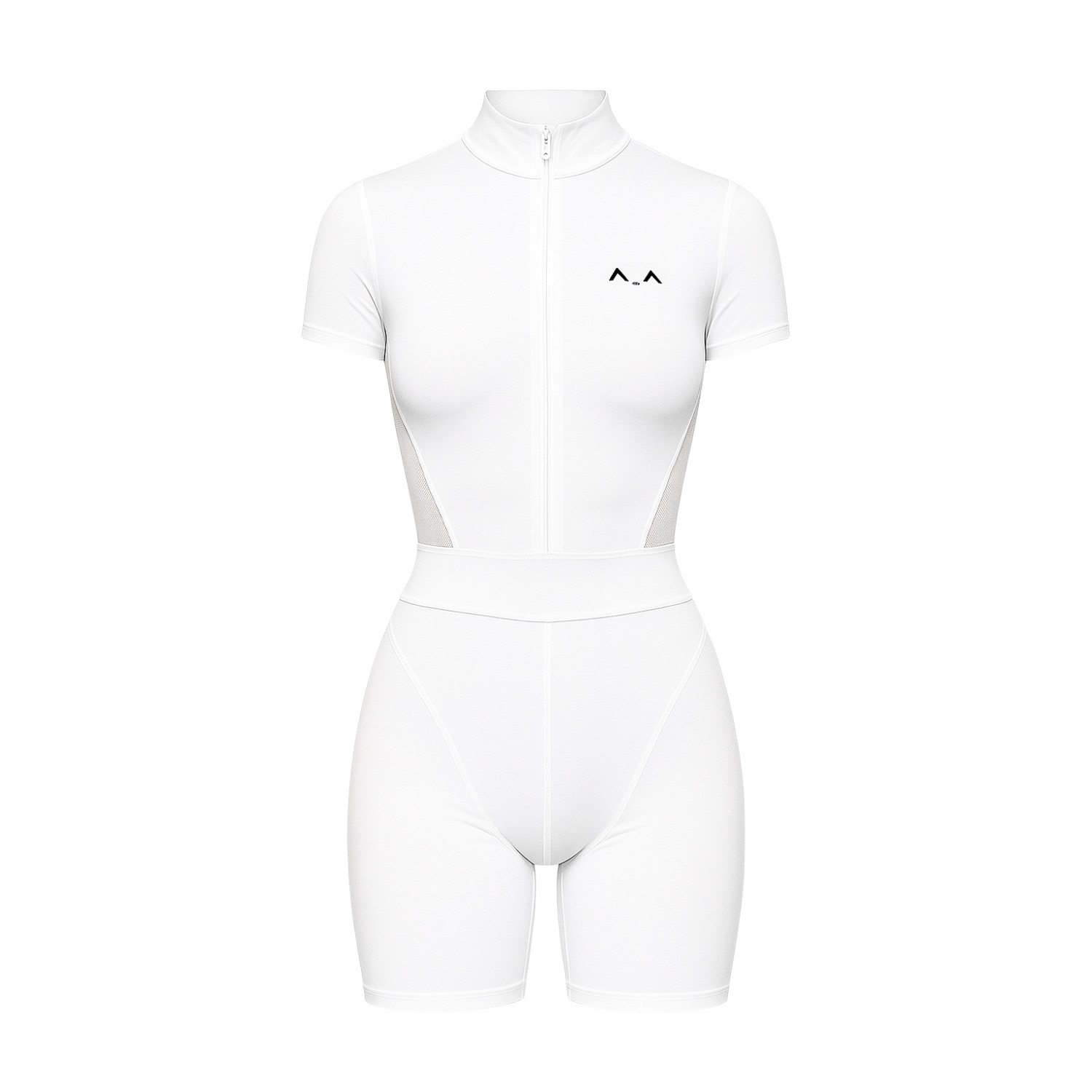 Altra Volta Women's White Ace Zip Unitard