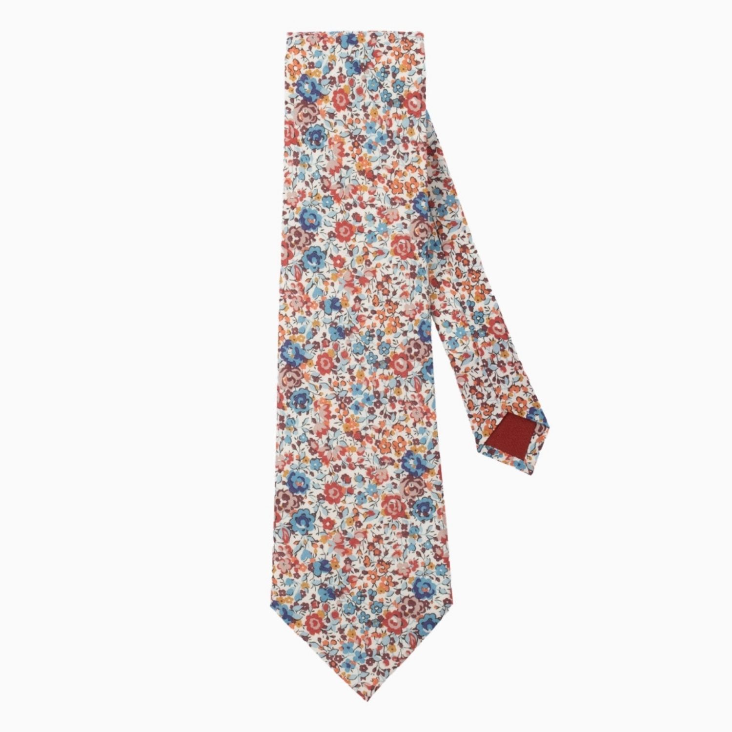 Le Colonel Men's Red Brick Emma Liberty Tie