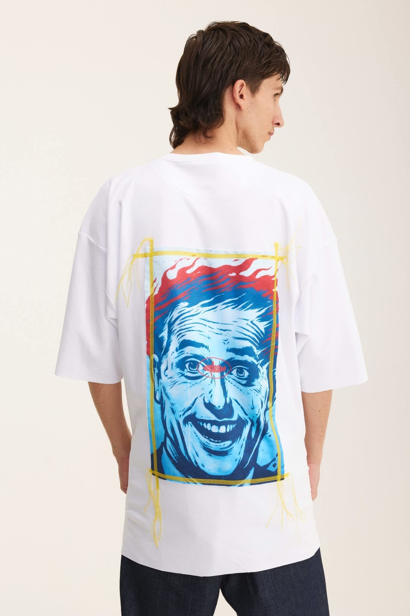 ★DRAW FIT★ Blueberry Print T-Shirt [WHITE] Regular-Fit Front Artwork T-Shirt – Scotch & Soda