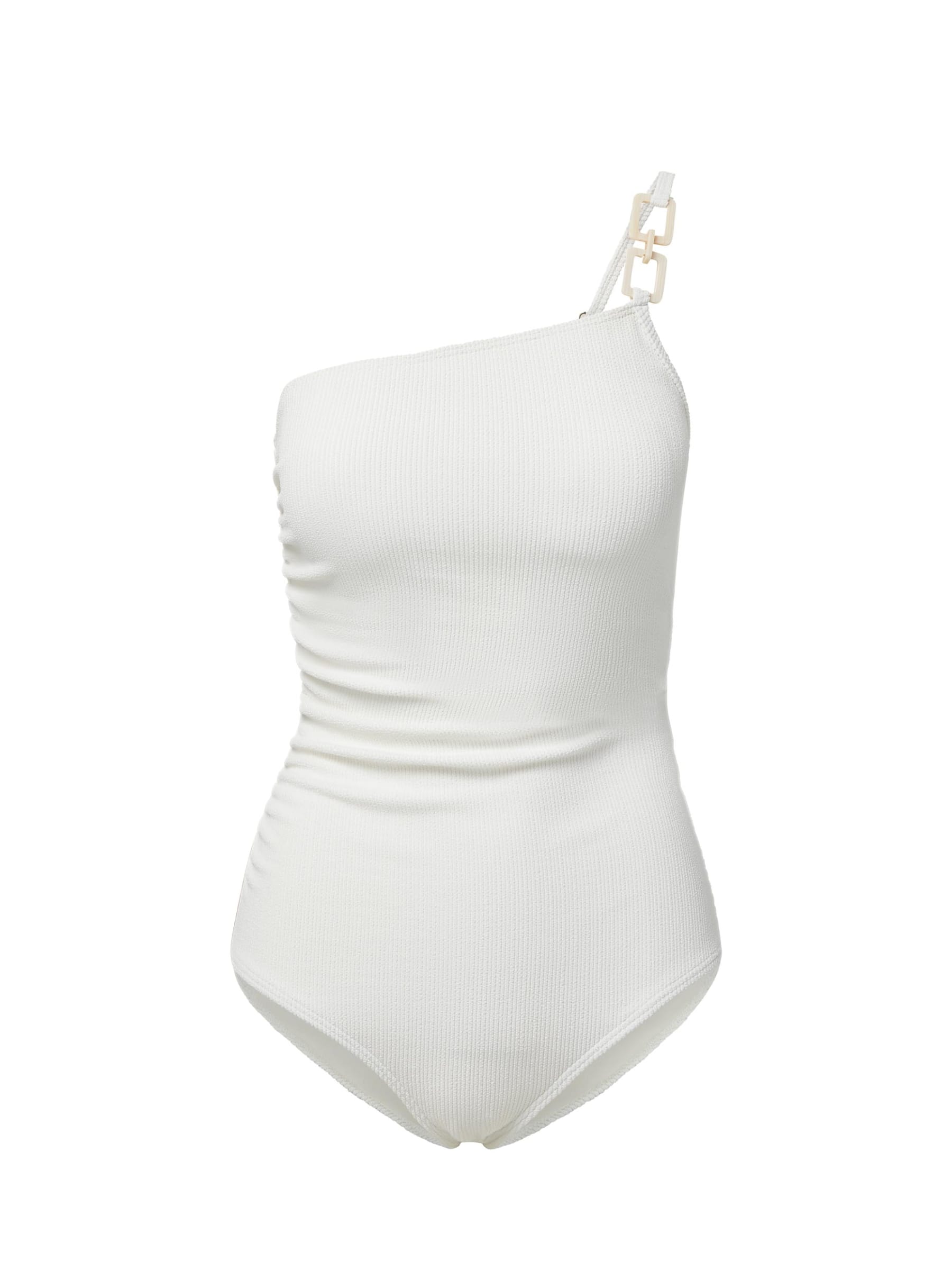 Change Of Scenery Women's White Kara Trim One Piece Ivory Texture In White