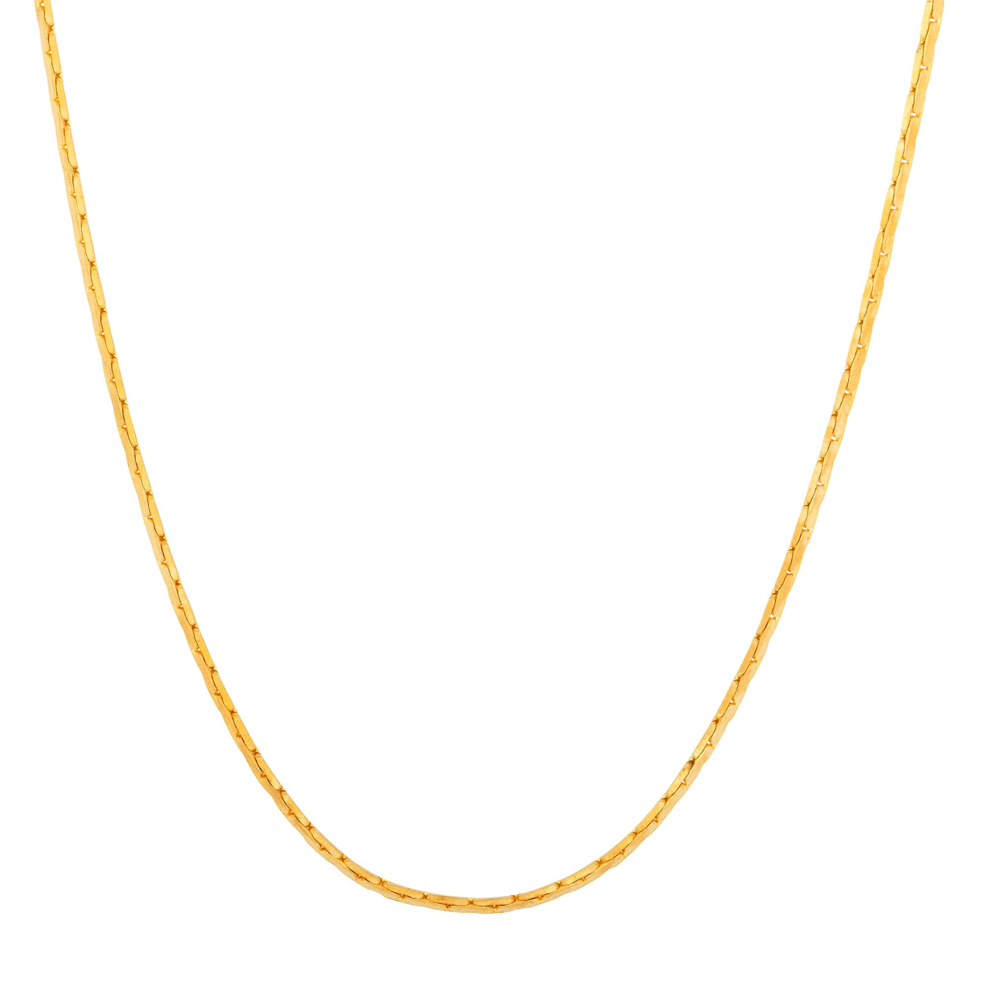 Gold Trip Women's Gold Vintage Box Link Necklace