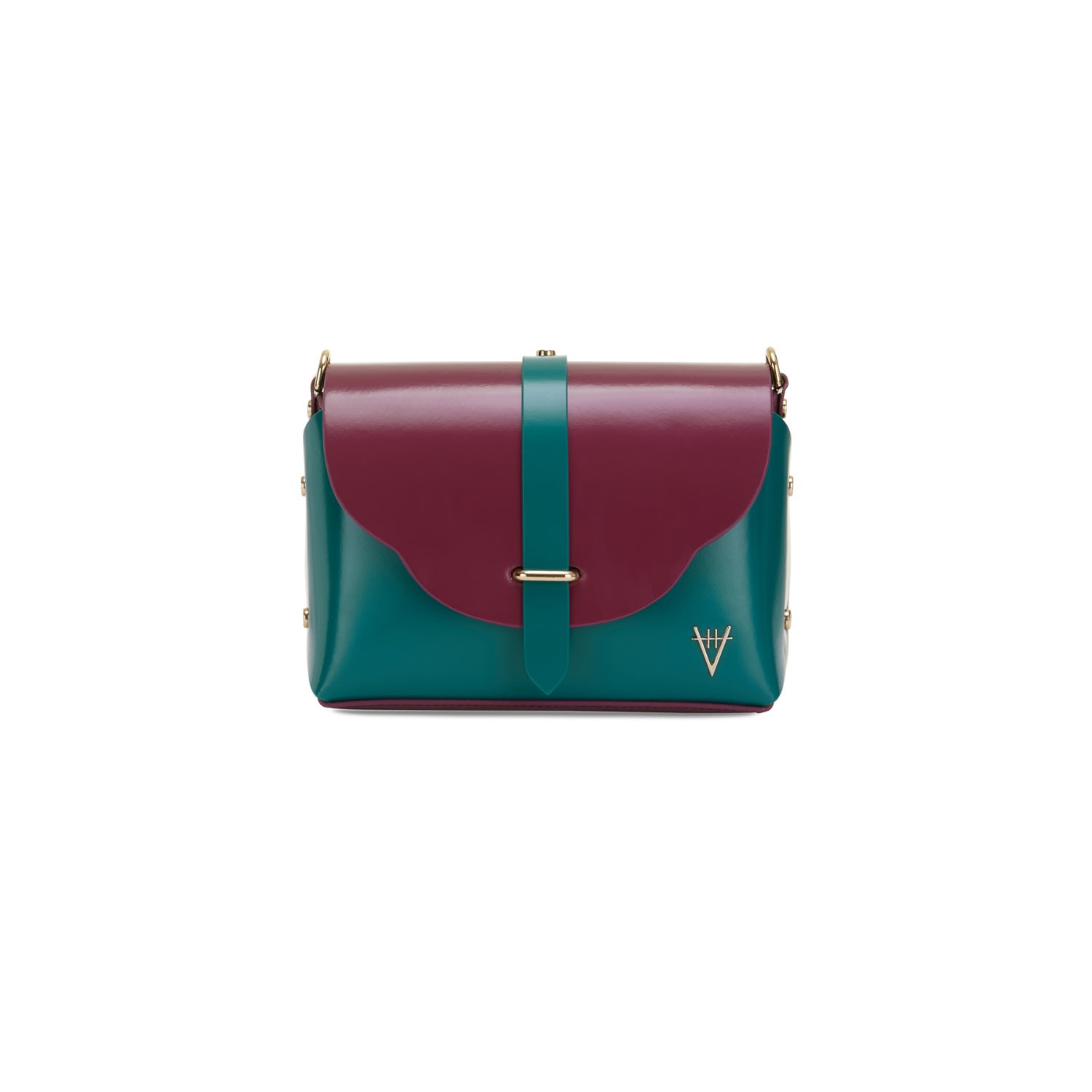 Women’s Harmonia Shoulder Bag Verdigris Wine Hiva Atelier