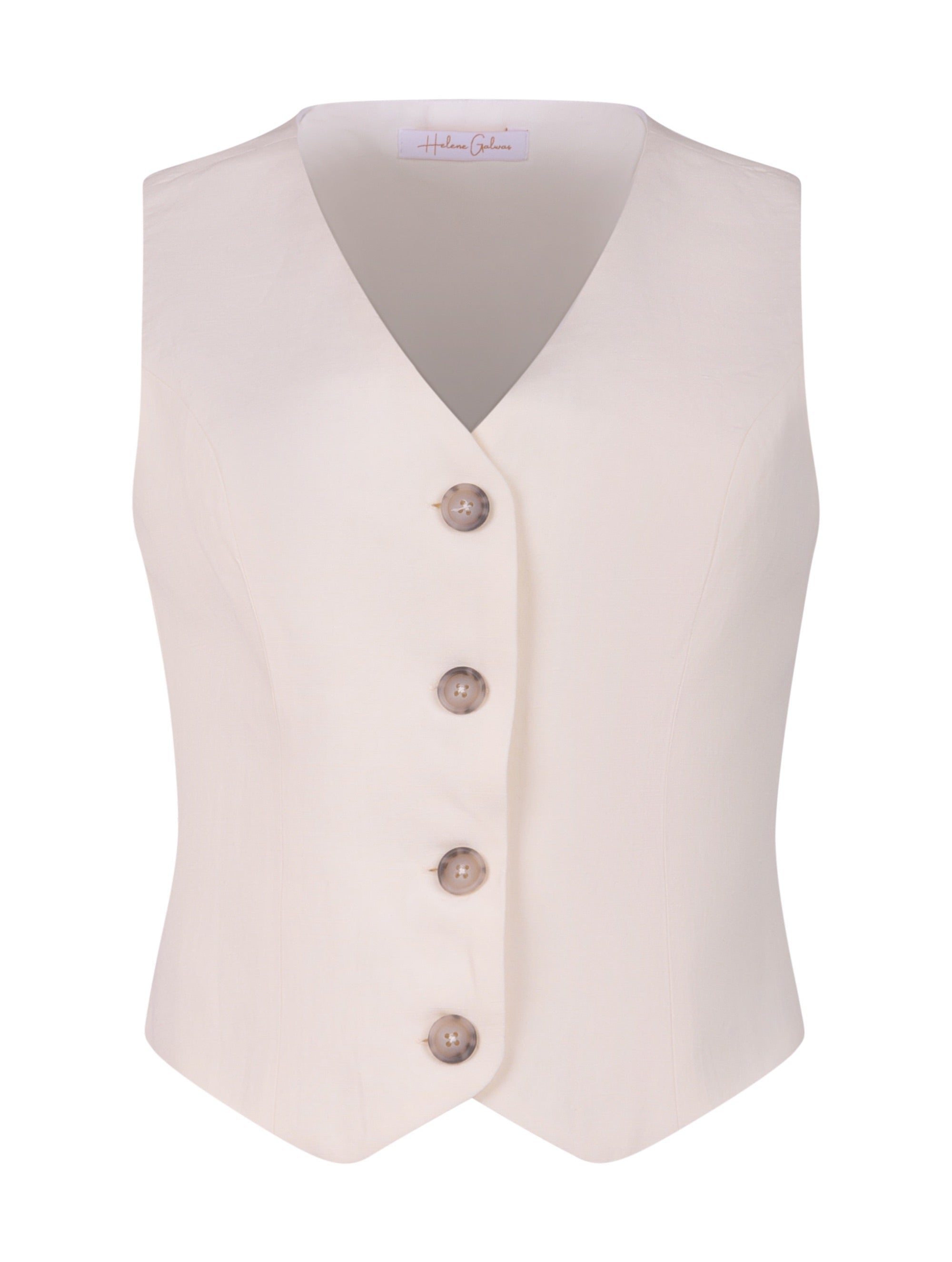 Helene Galwas Neutrals Kendy - Fitted Vest