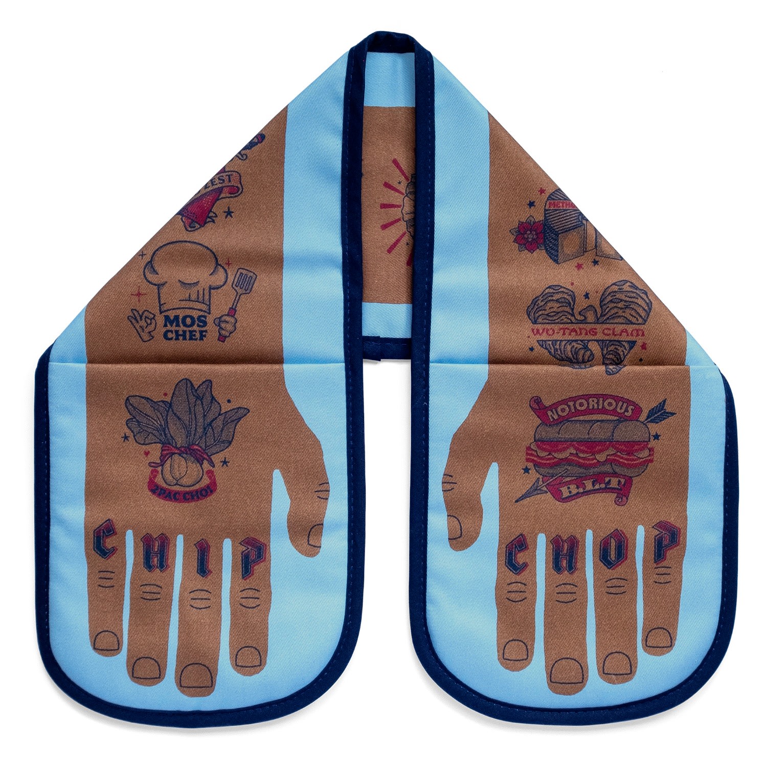 Chip Chop Double Oven Glove Stuart Gardiner Design