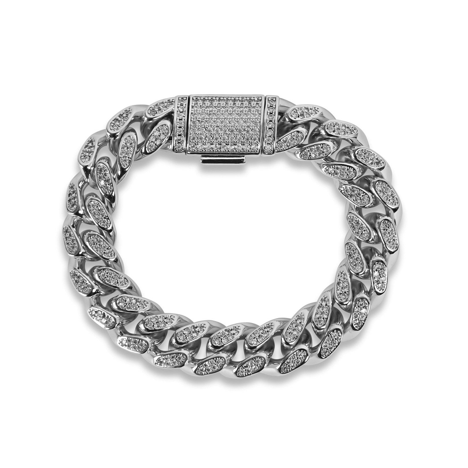 Women’s Silver Essential 14Mm Cuban Bracelet Eljae