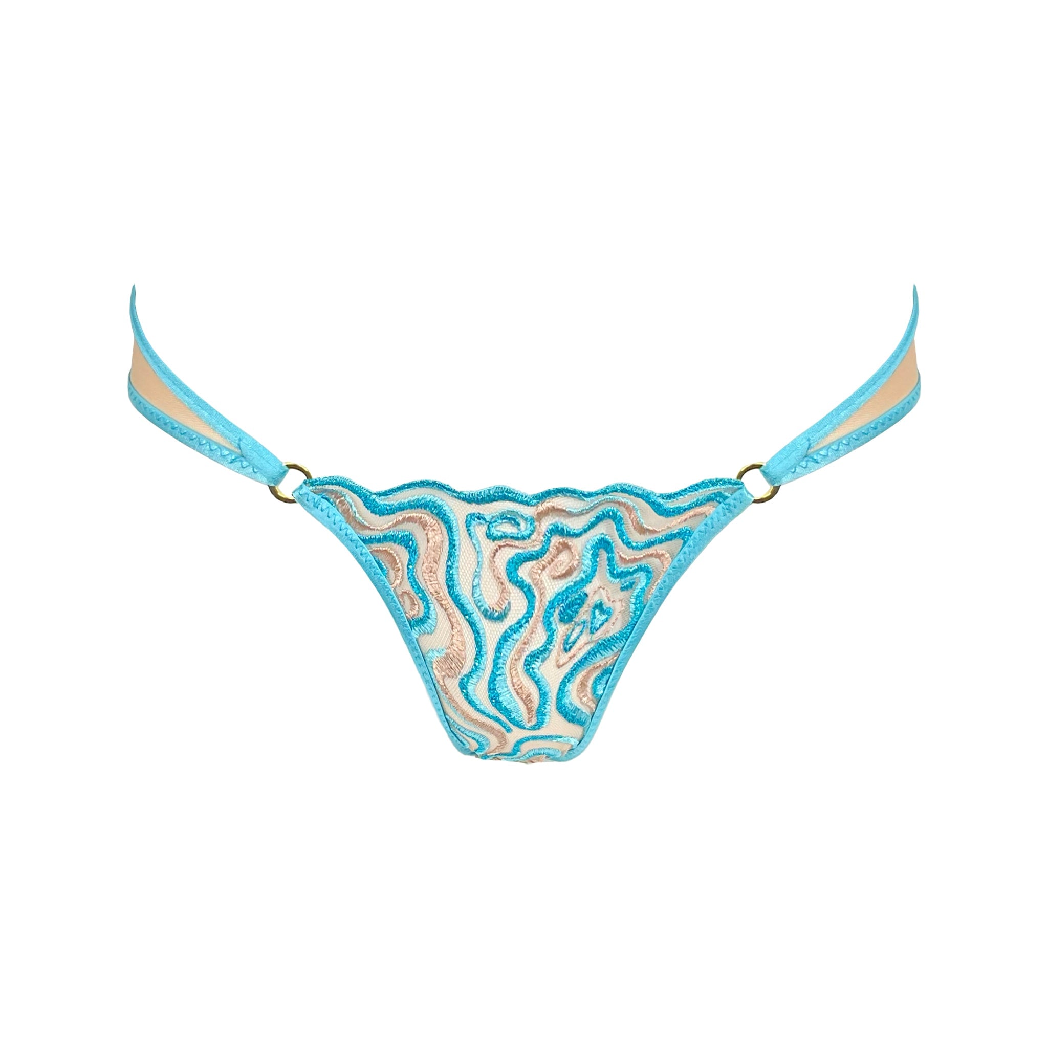 Somewhere Never Women's Blue Give Me A Swirl Knicker In Blue