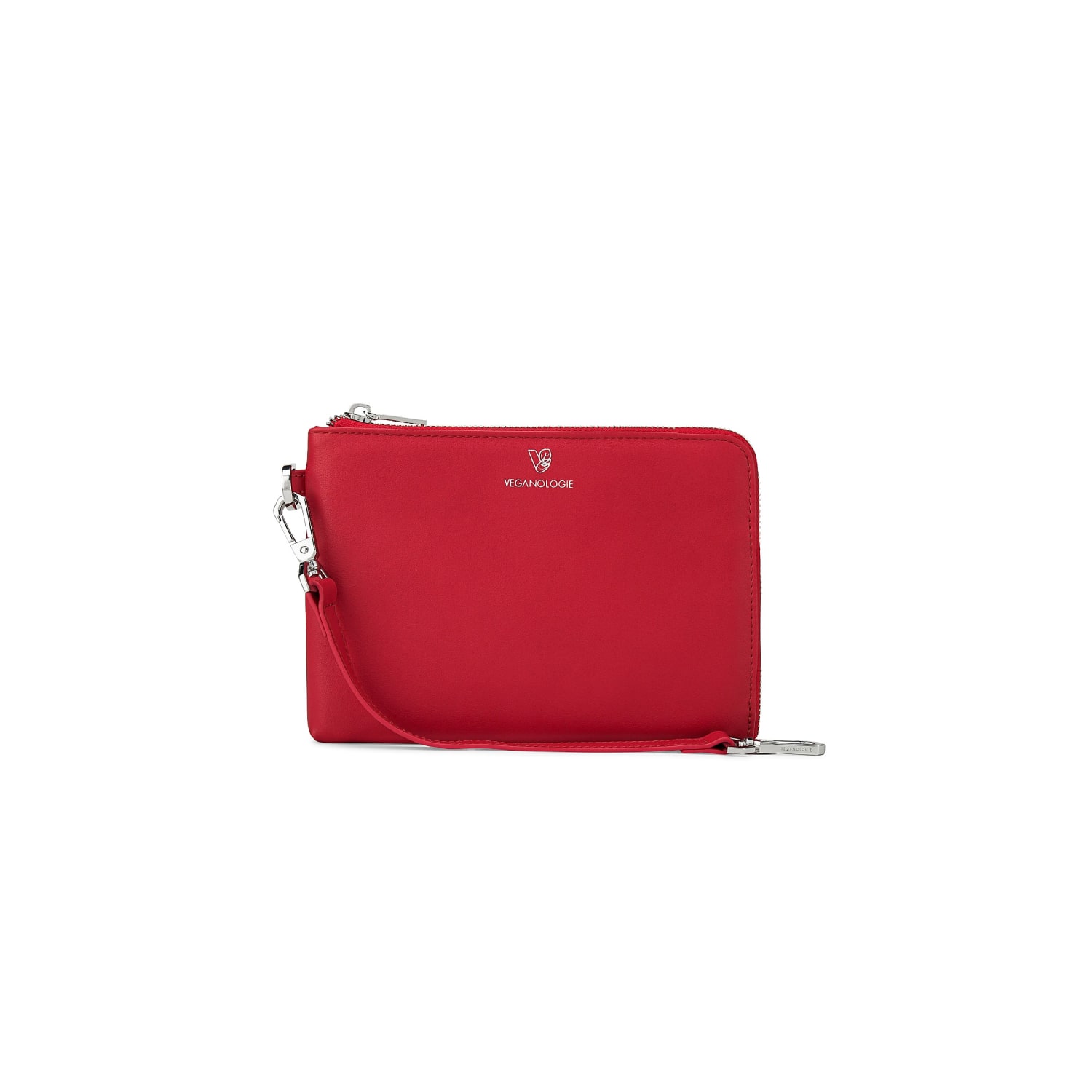 Veganologie Women's Red Demi Pouch In Empire - Small In Red