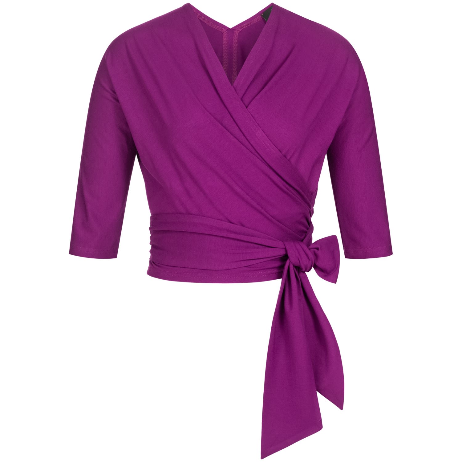 Women’s Pink / Purple Wrap Top Hot Pink Extra Large Marianna DÃ©ri