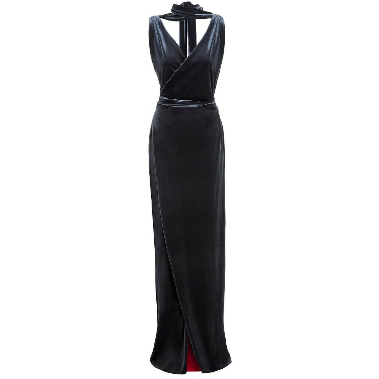 velvet choker dress