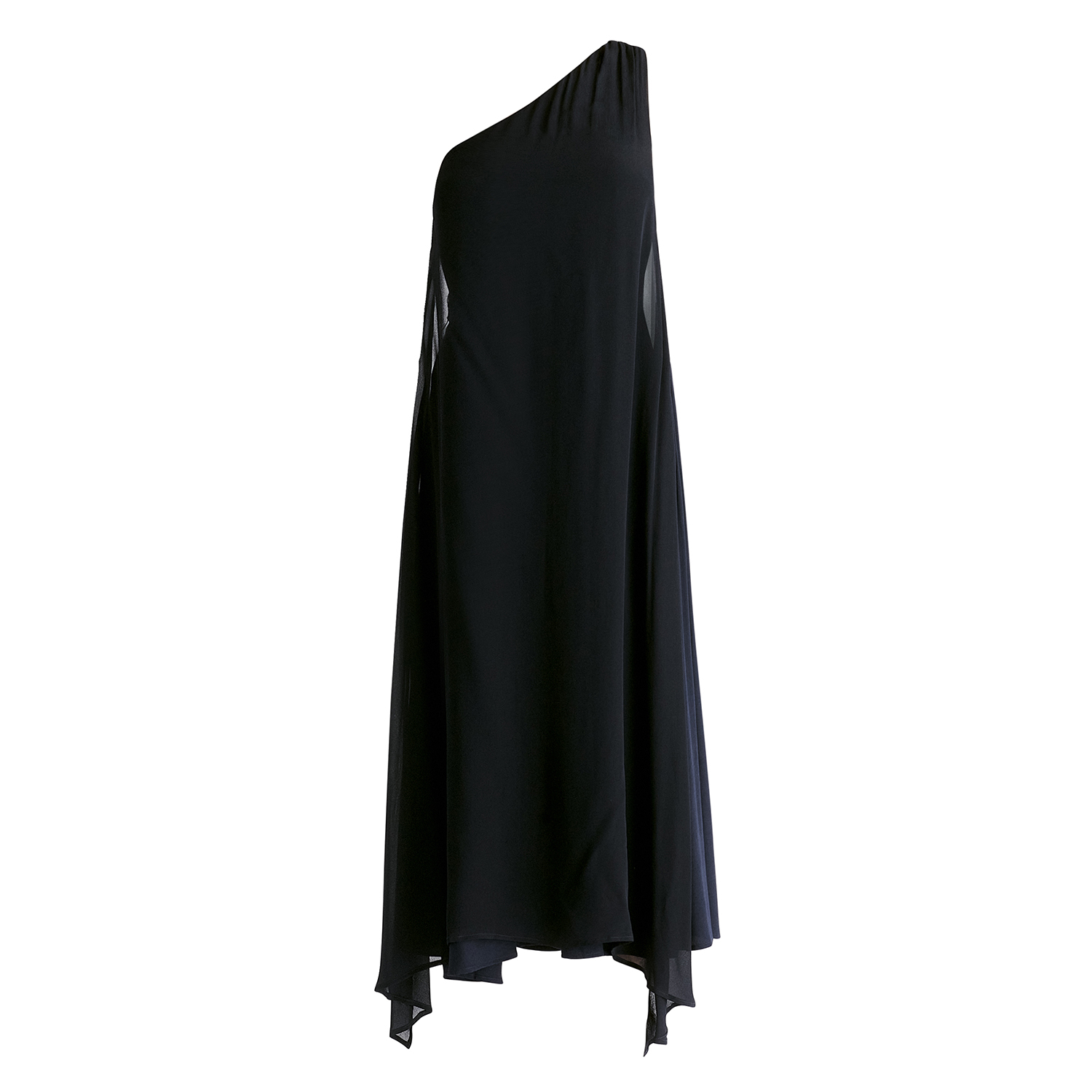 open lace back dress Bewitched One Shoulder Mini Dress Black main image 1