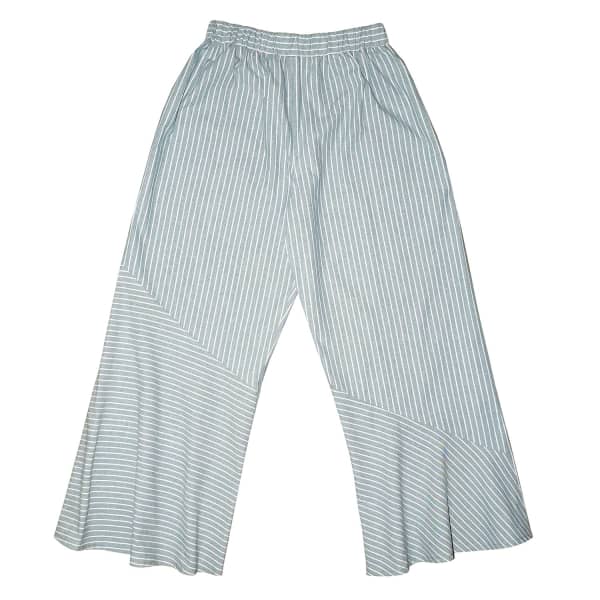 white striped pants