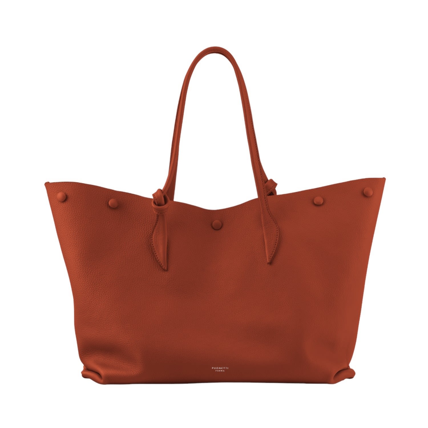 Pugnetti Parma Women's Yellow / Orange Bell Bag L - Pumpkin In Yellow/orange