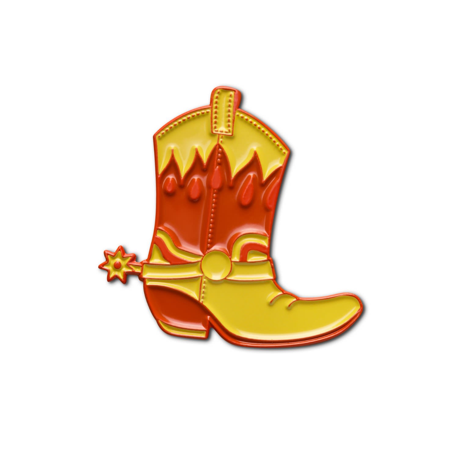 Women’s Enamel Pin Cowboy Boot Red Make Heads Turn