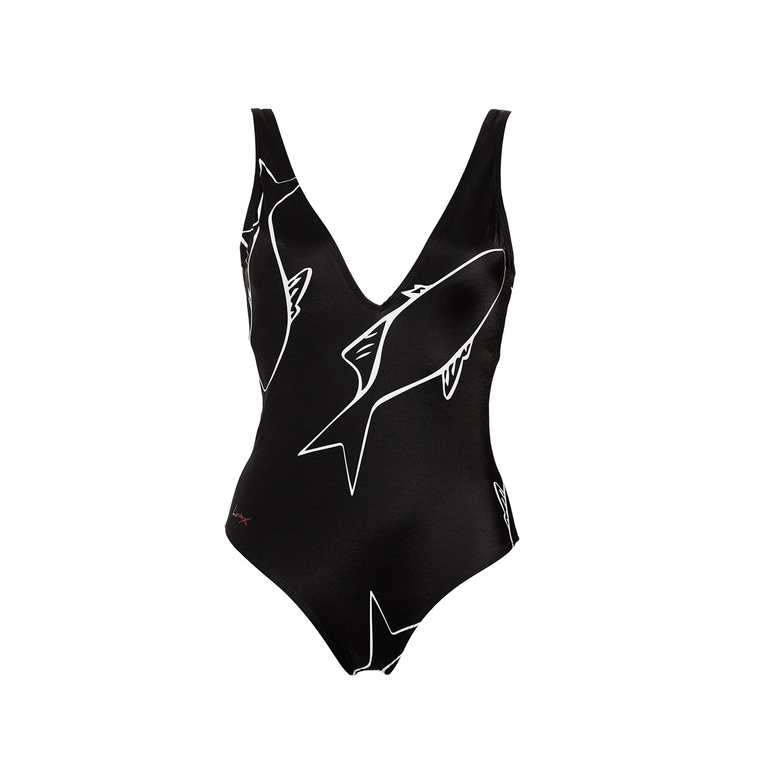 Women’s Aulala X Lorieux Art One-Piece Swimsuit - New York - Black Small Aulala Paris