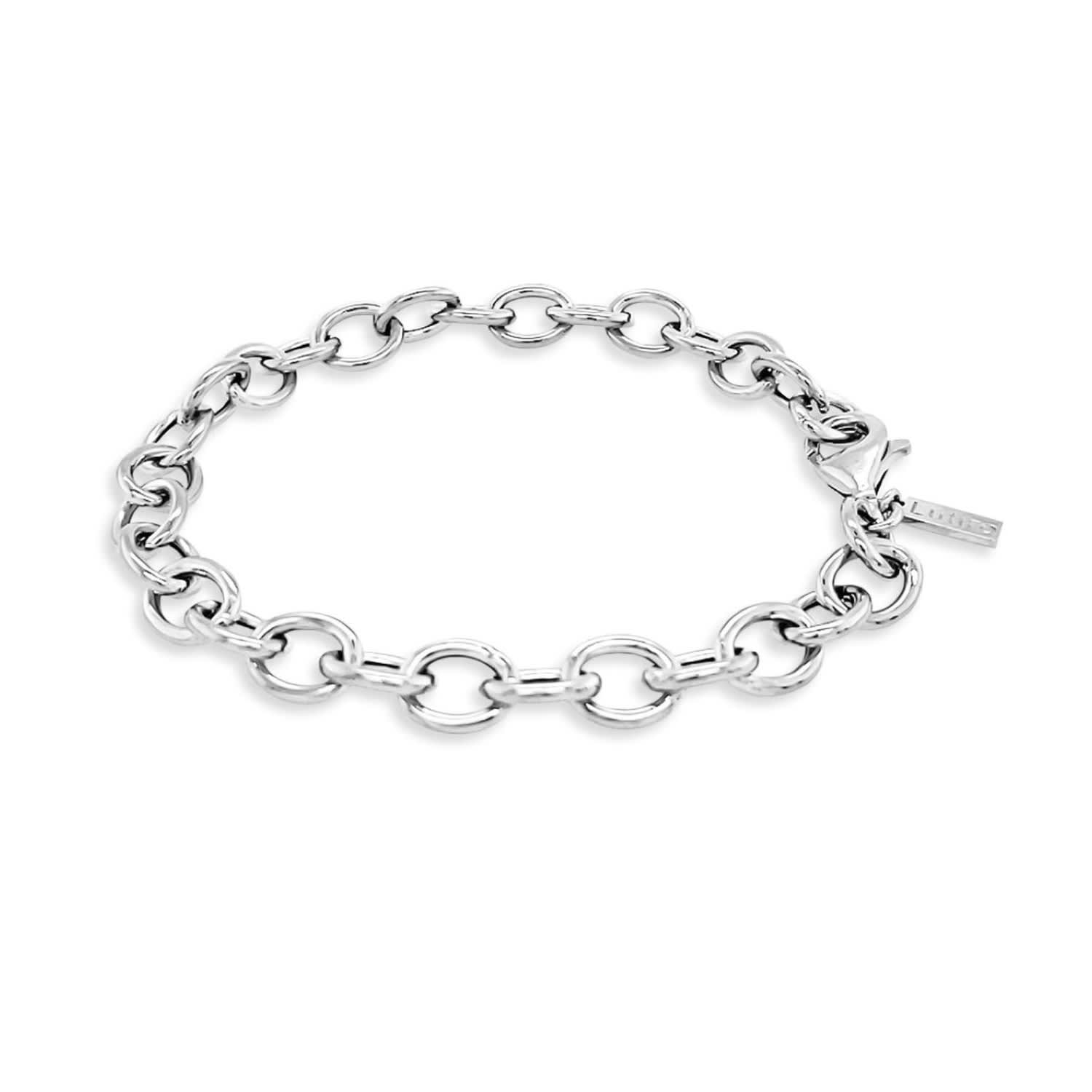 Sisterhood Bracelet|Chunky Chain Link Bracelet with Pearl Gold Vermeil Sterling Silver / without Pearl Charm