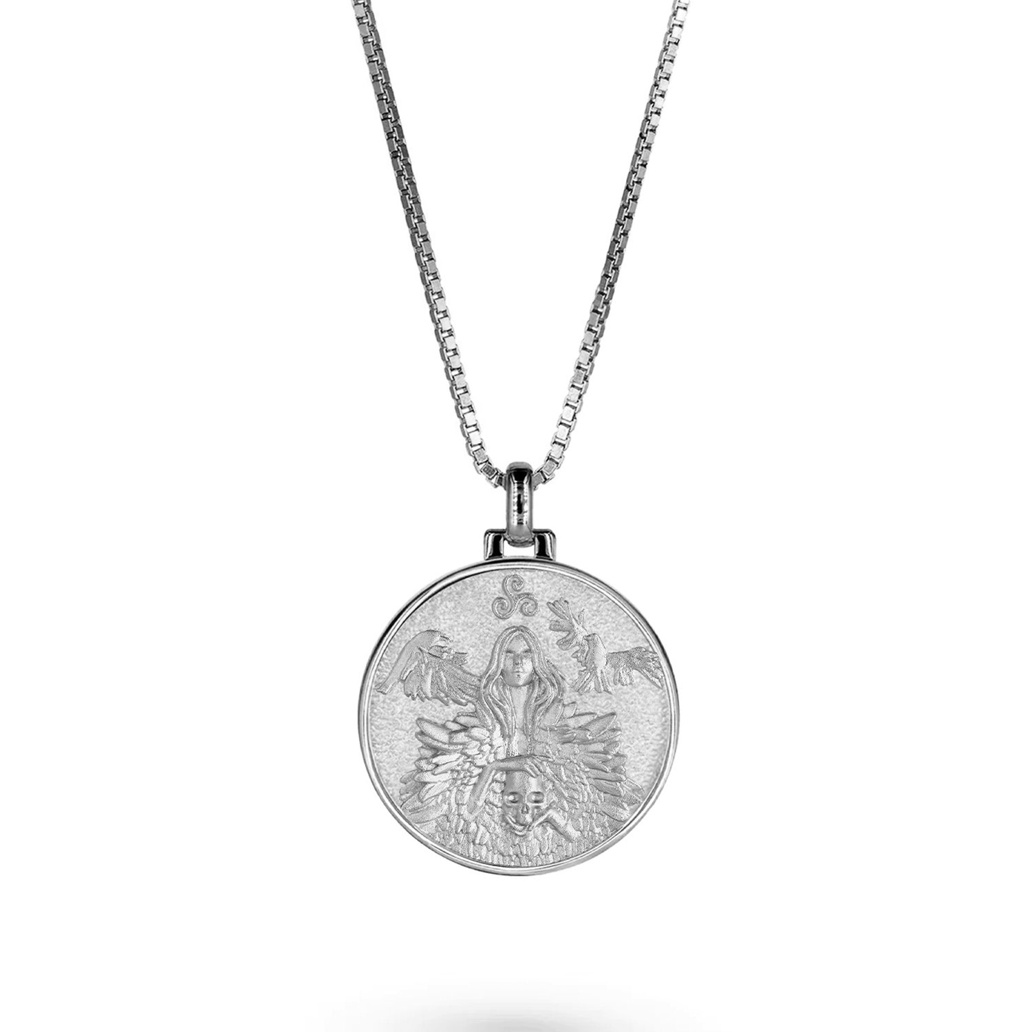 Vermaye Switzerland Women's Morrigan Necklace Silver Boxchain