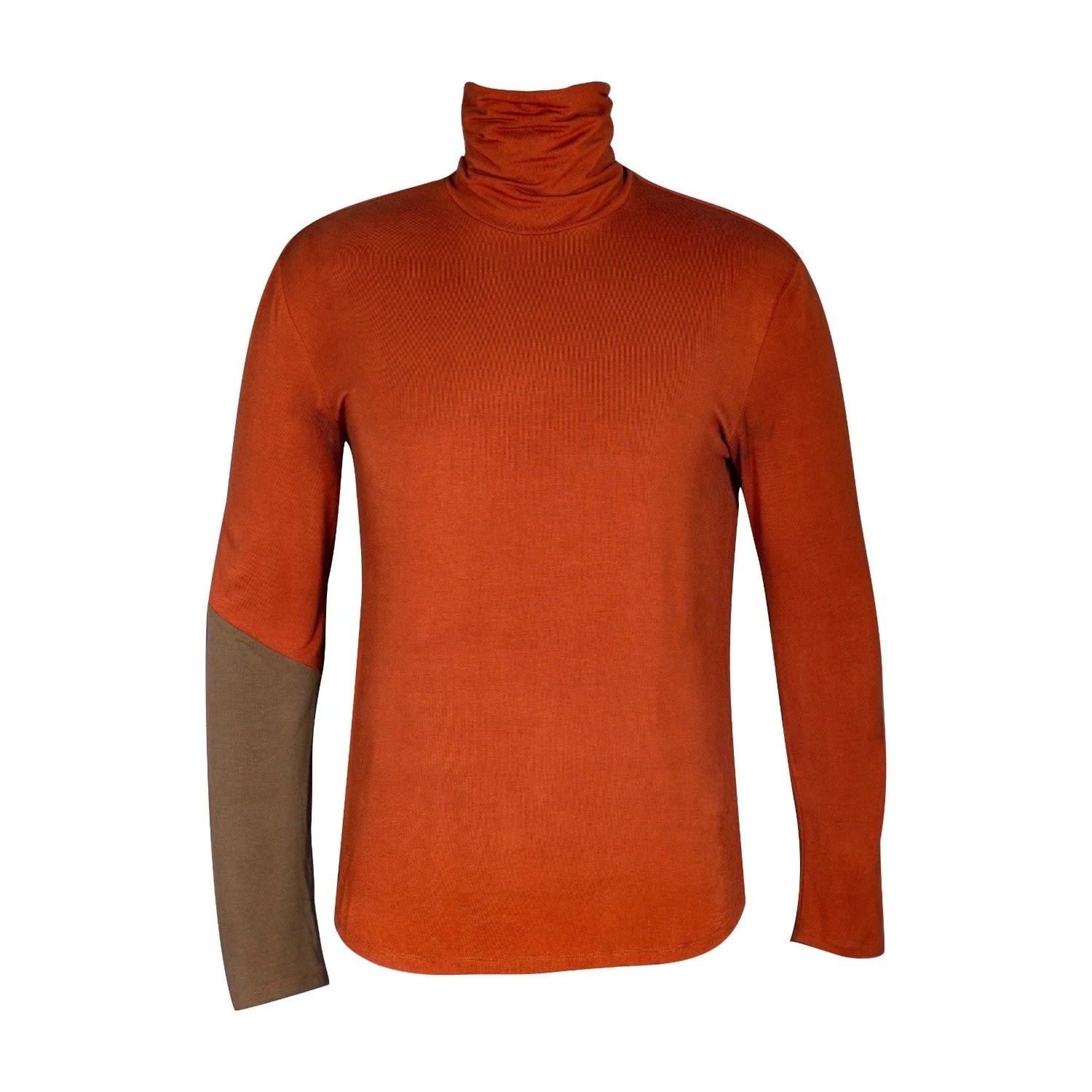 Carlton Jones Men's Superhero Turtleneck Homme - Brown In Brown
