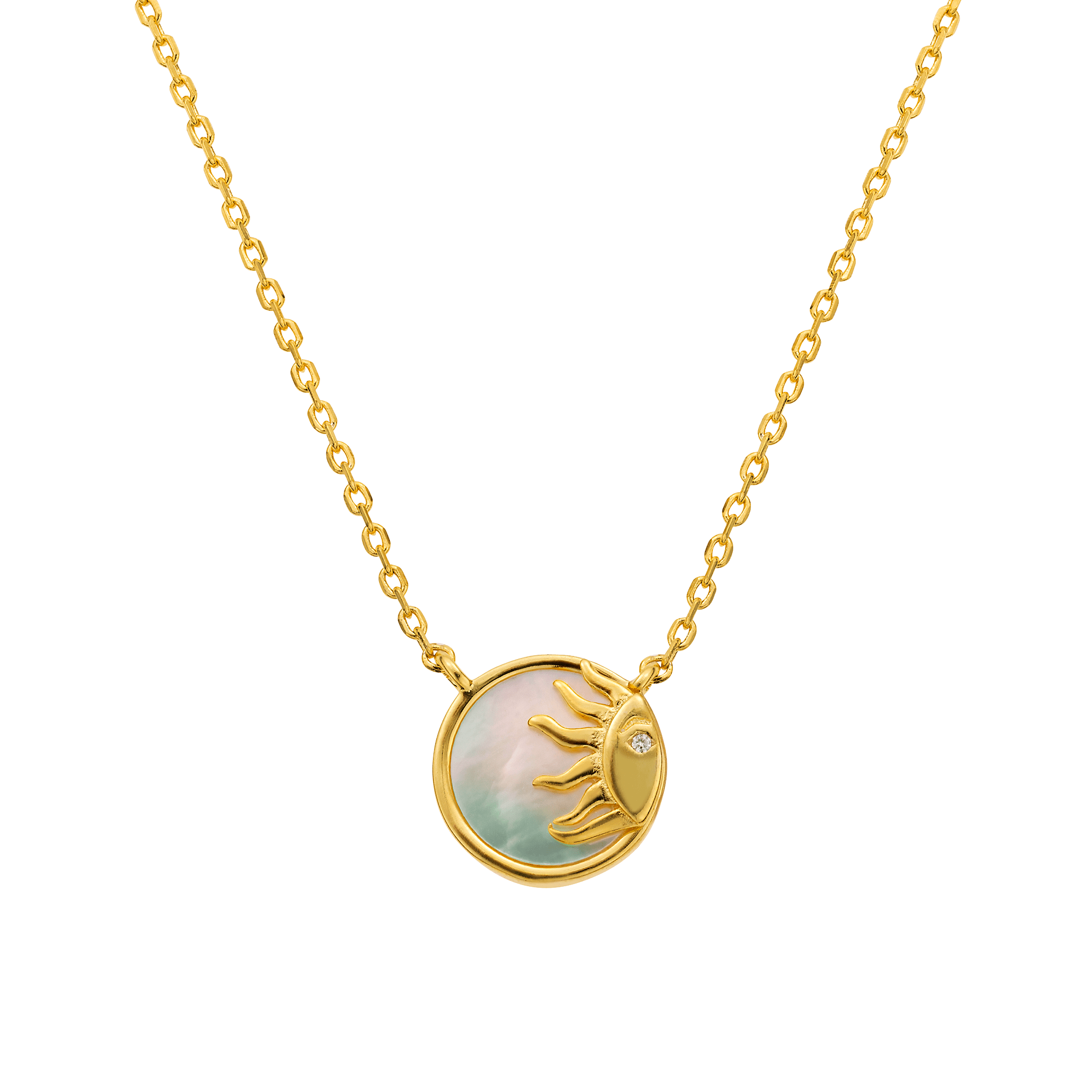 Women’s Gold Mother Of Pearl Sunshine Pendant La Kaiser