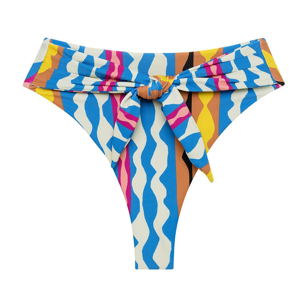 Women’s Abstract Paula Tie-Up Bikini Bottom Small Montce Swim