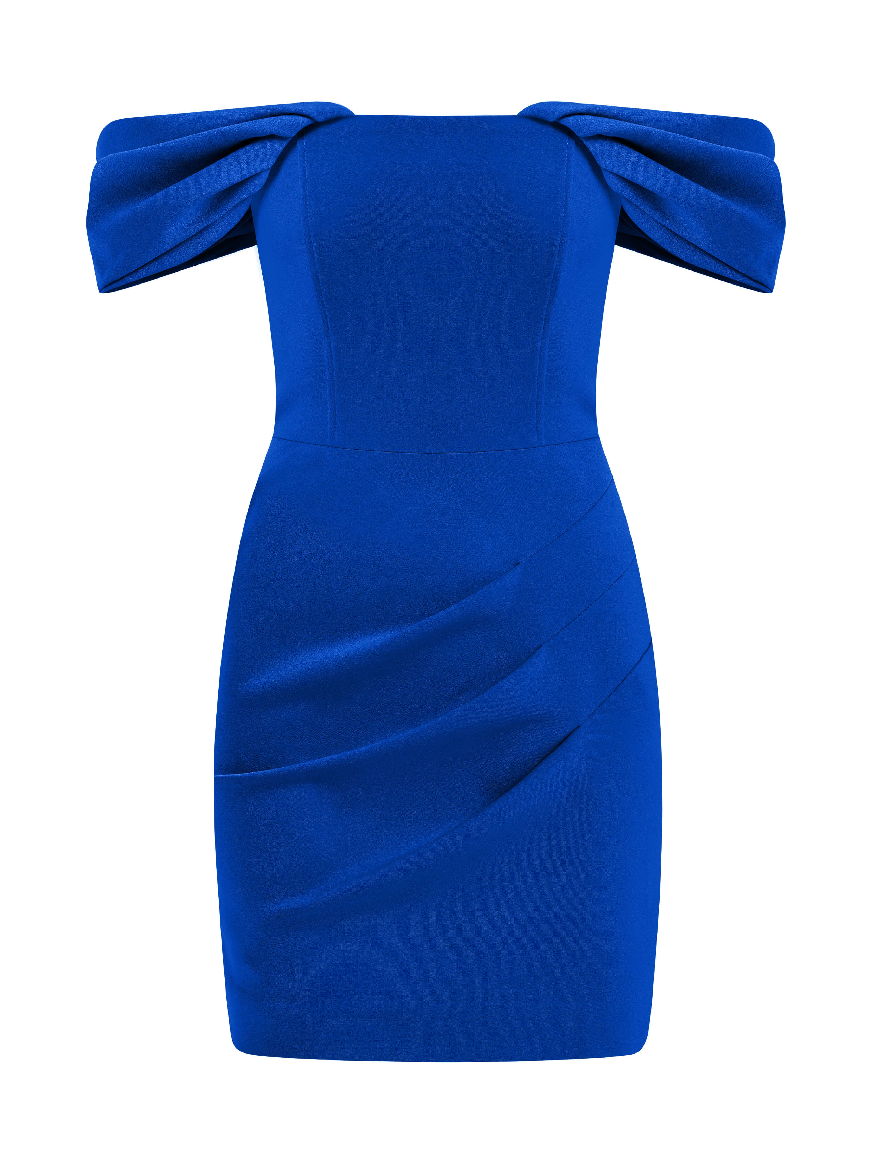 Women’s Evoking Glamour Mini Dress, Azure Blue Extra Small Tia Dorraine