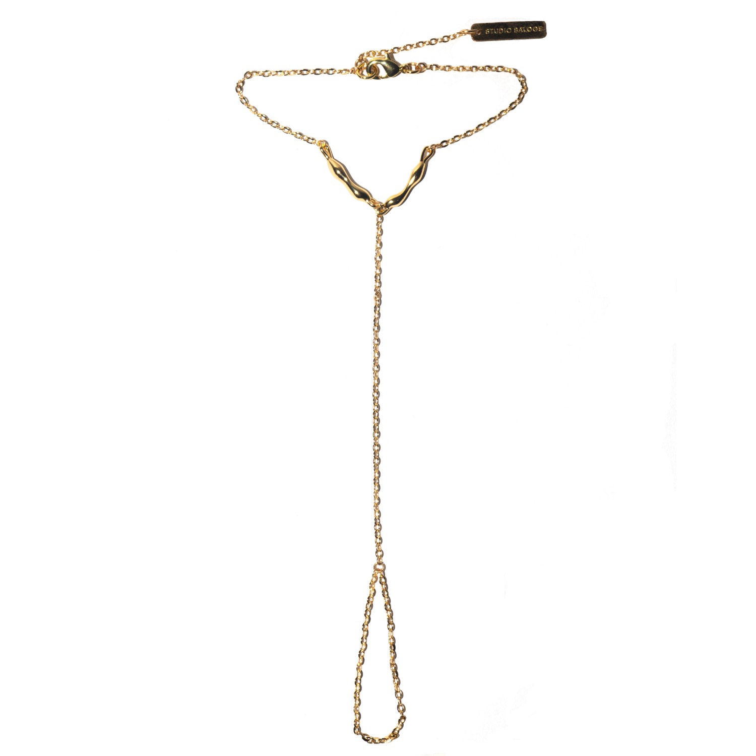 Studio Baloge Women's Gold Suspendue Hand Harness In Gold