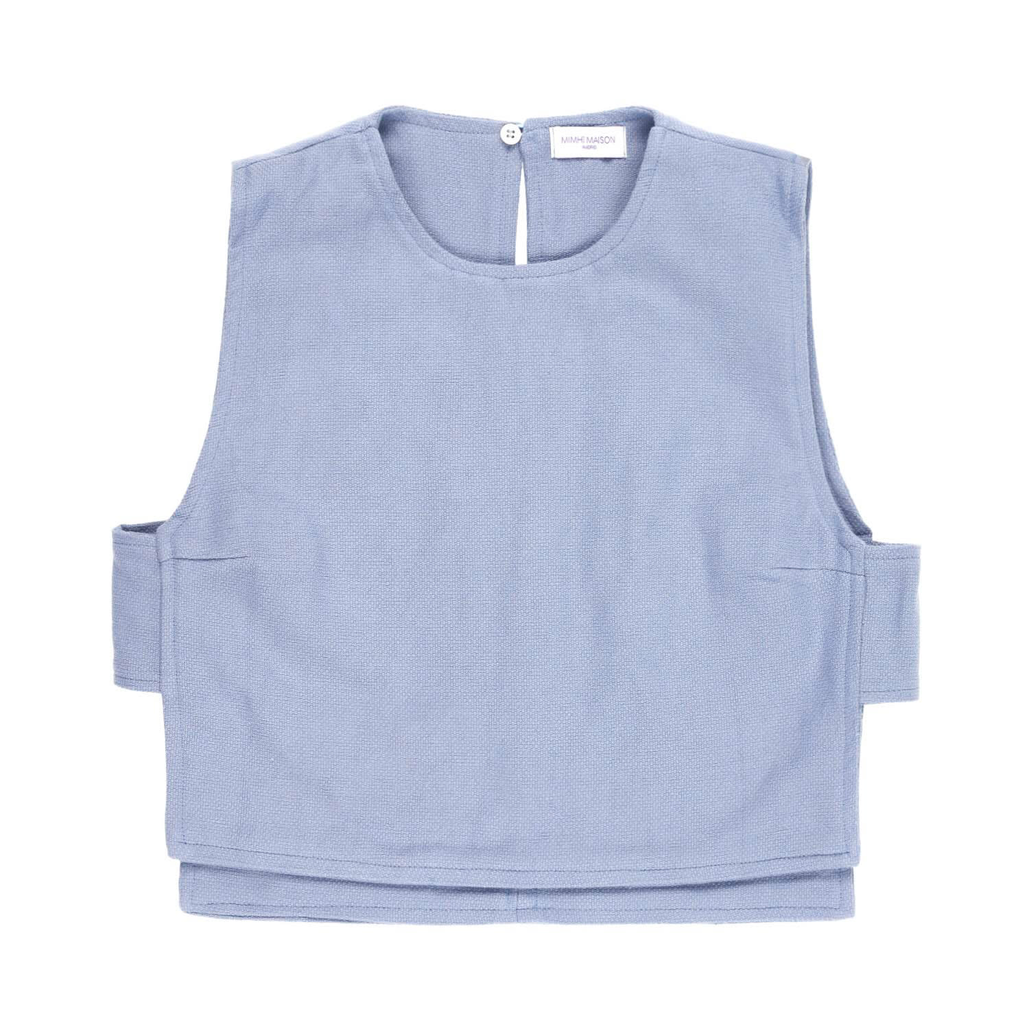 Women’s Blue Naia Top Extra Small Mimhí Maison