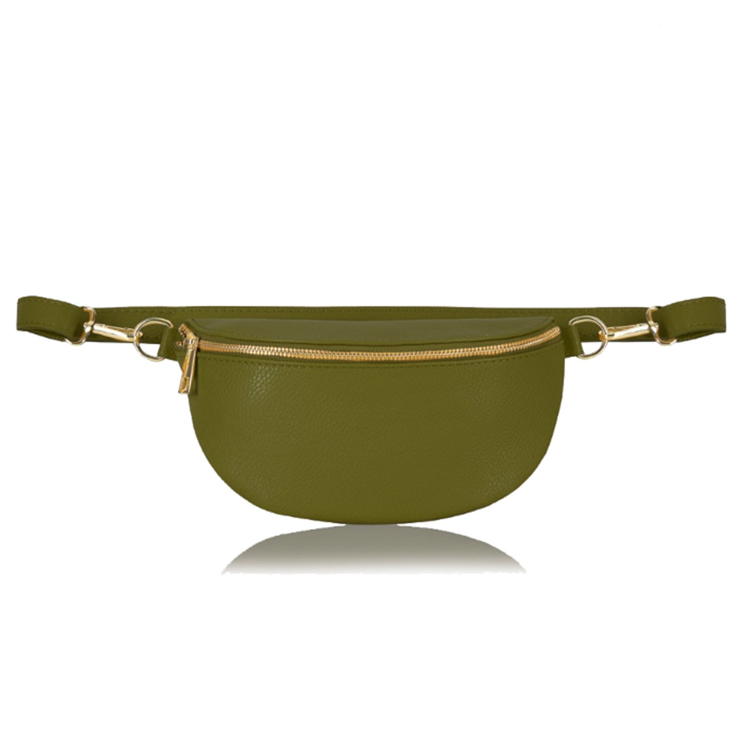Betsy & Floss Women's Zadar Crossbody Waist Bag In Olive Green In Green