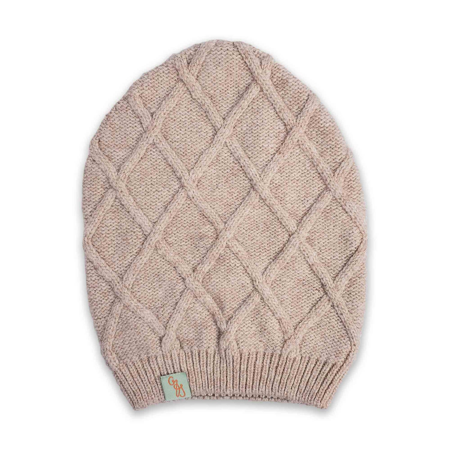 Otto & Spike Women's Neutrals Beanies - Harmony - Lt Beige Marle In Sand