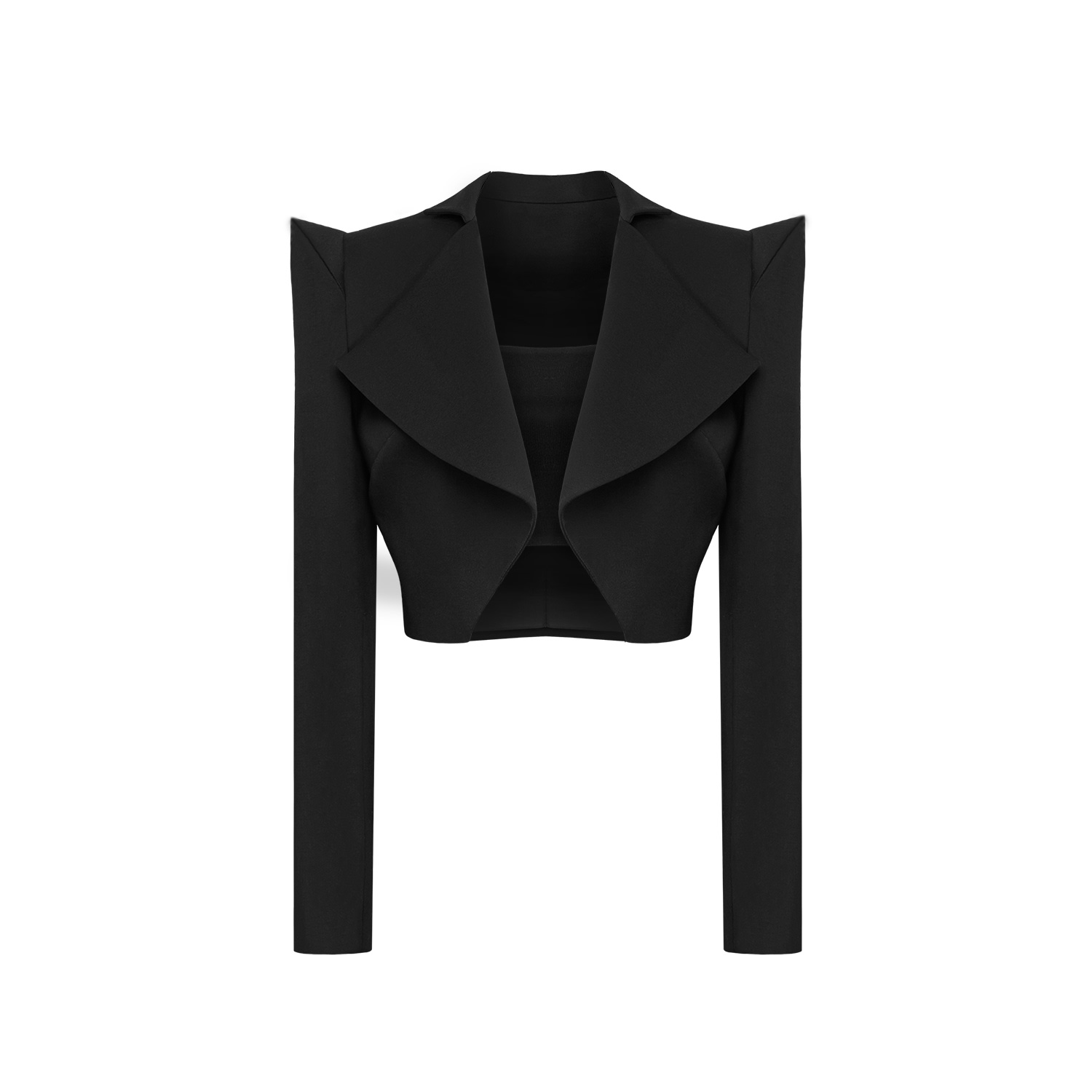 Women's Sculptural Blazer Vanya Black | M/L | Mandragora