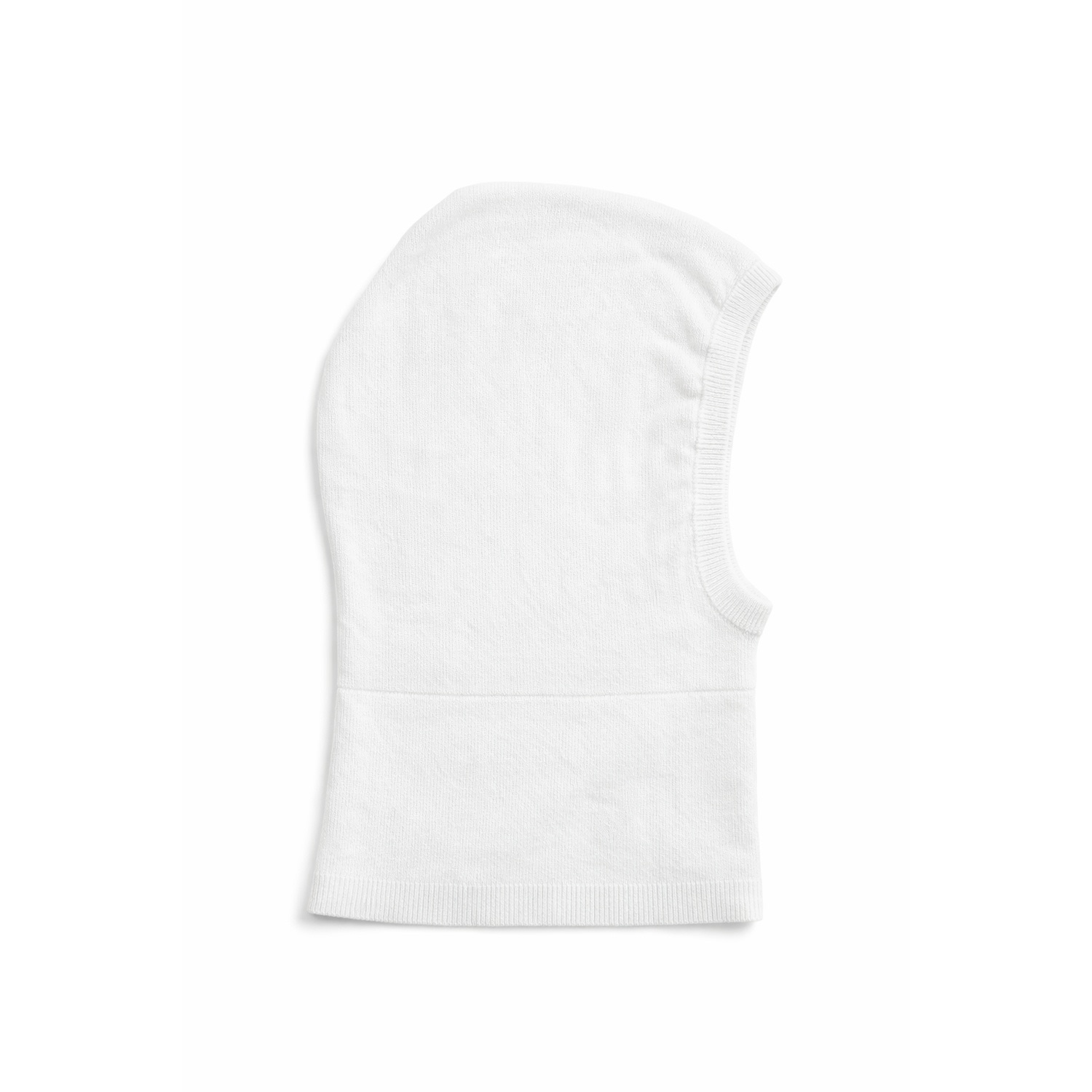 Women's White Cashmere Balaclava Hood In Ivory | One Size | Fiora Muse