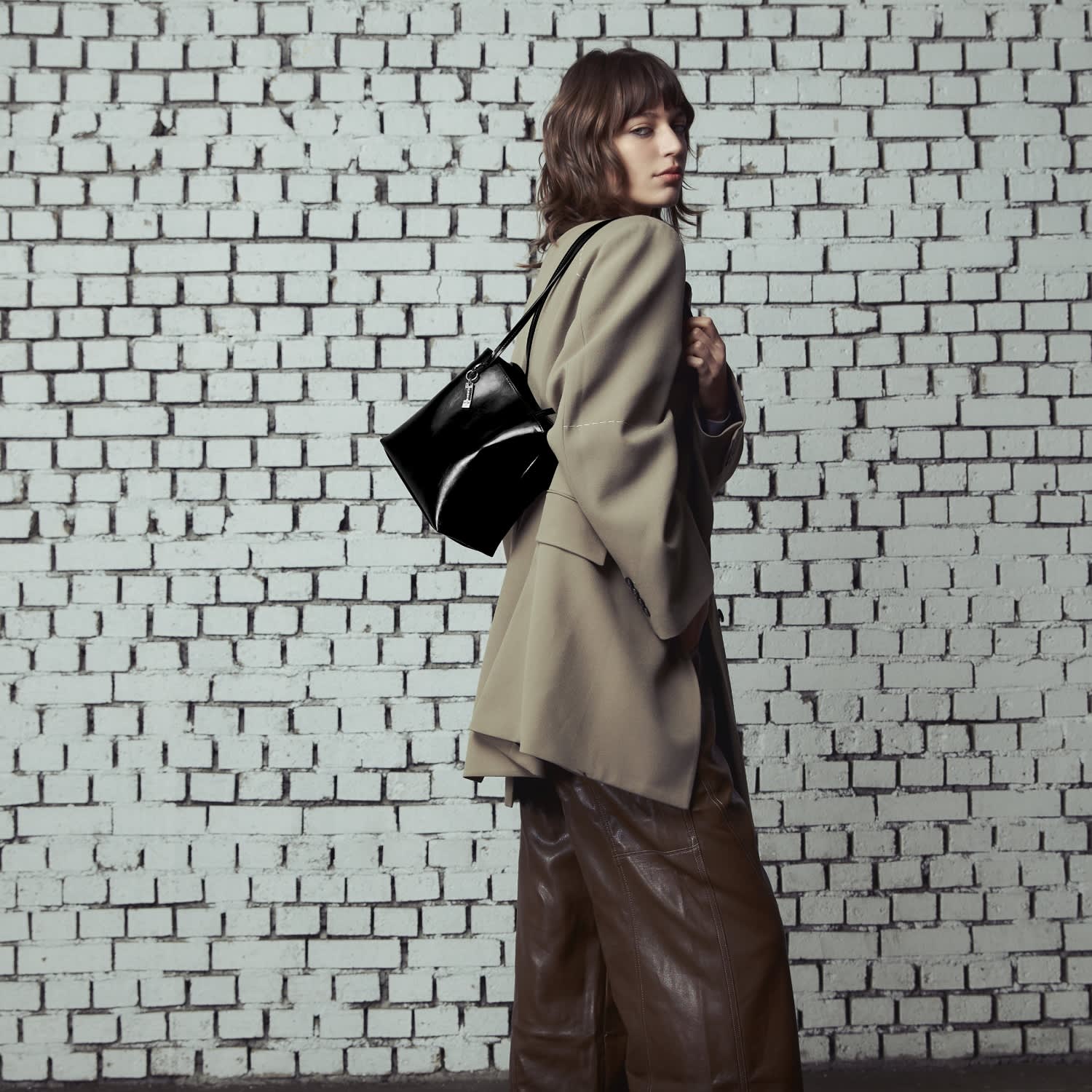 ■■MARHEN.J■■LOME BAG Vegan leather♪ Lome - Vegan Leather - Black | MARHEN.J | Wolf & Badger