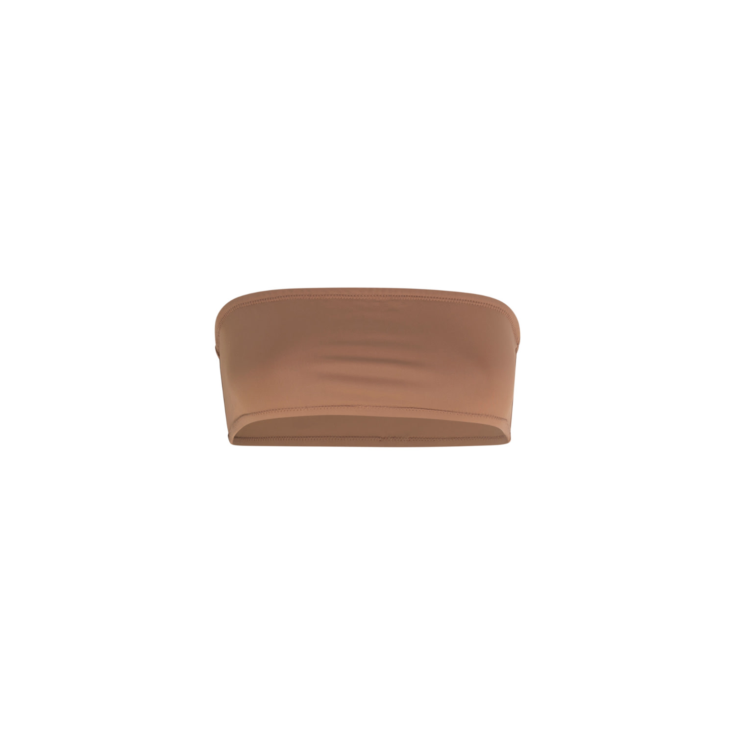 Circular Path Women's Brown Bandeau Top - Pecan
