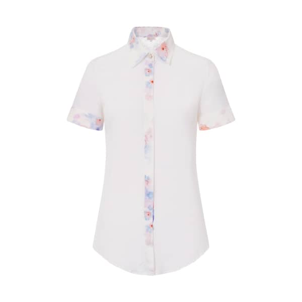 Gucci White Classic Silk Shirt In Silk