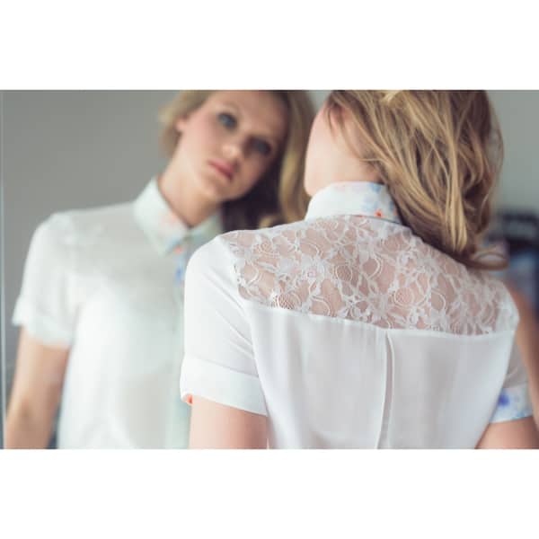 Gucci White Classic Silk Shirt In Silk