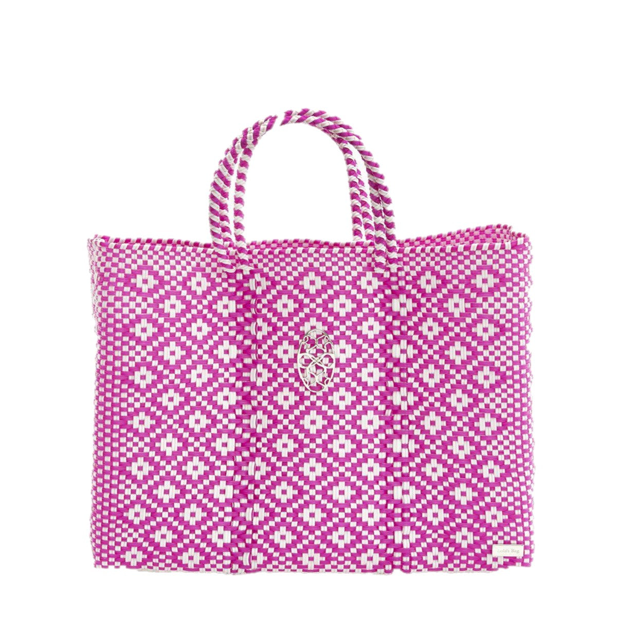 Women’s Pink Aztec Travel Tote Bag With Clutch One Size Lolas Bag