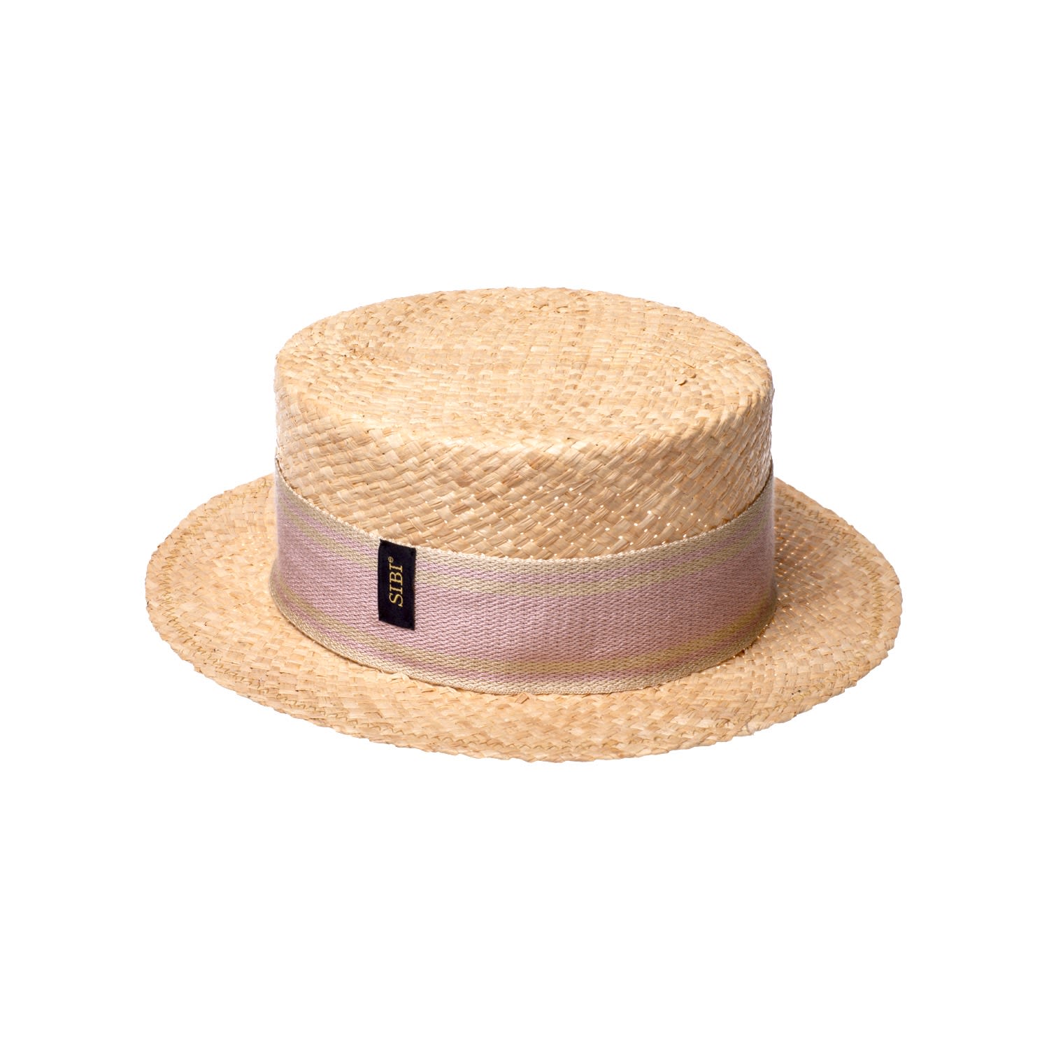 Sibi Hats Women's Neutrals / Pink / Purple Funtastic - Raffia Straw Boater Hat