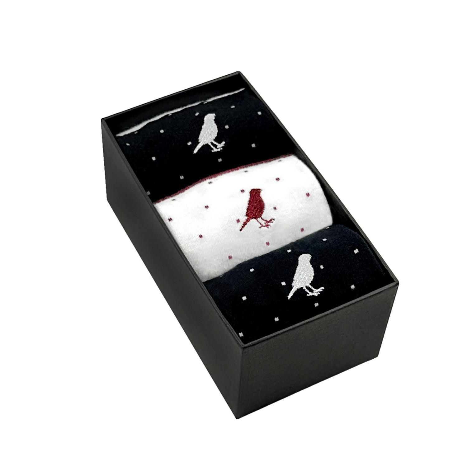 Whalley Finch Men's Ollie Dots Three-pair Box In Multi